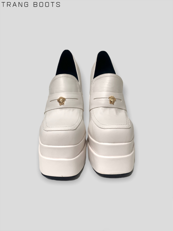 GIÀY CAO GÓT DA MỜ BÍT MŨI GÓT TRỤ