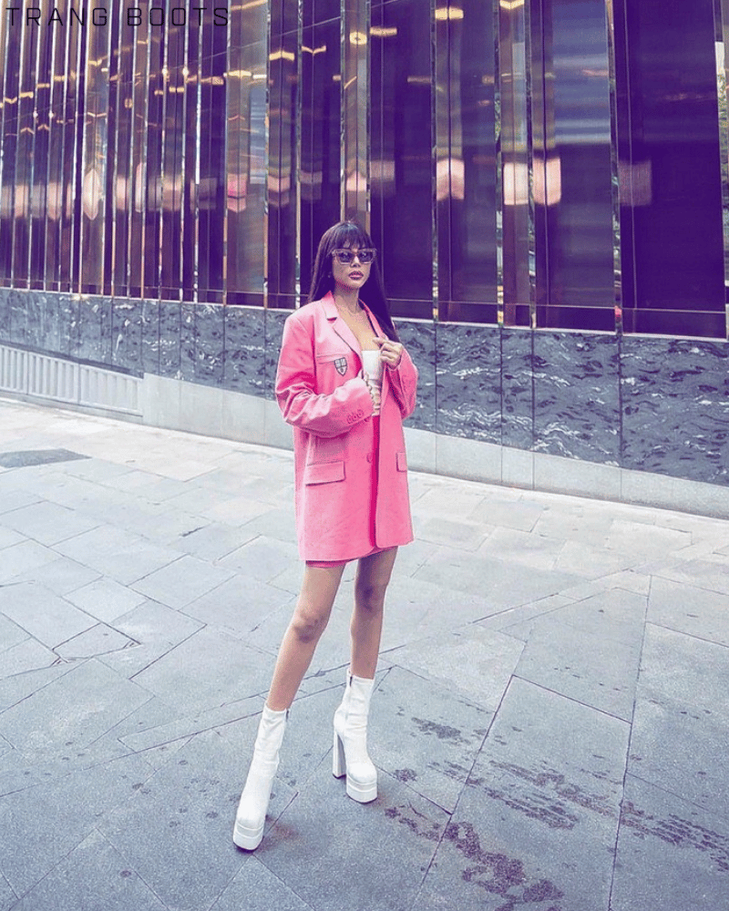 PLATFORM BOOTS MŨI VUÔNG ĐẾ ĐÚP BASIC