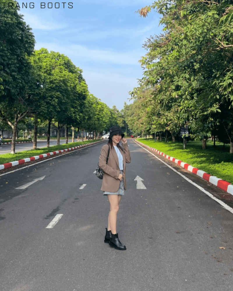 CHELSEA BOOTS MADEWELL DA THẬT MŨI TRÒN ĐẾ BỆT