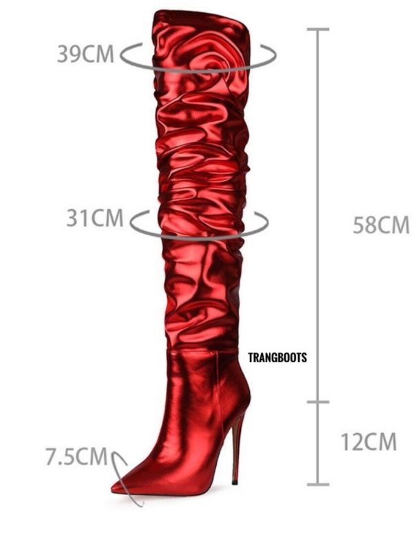 OVER KNEE BOOTS FORM NHÚN GÓT NHỌN