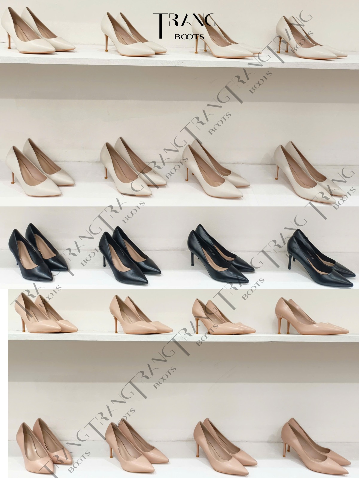 PEARL - LADY ÉLAN GIÀY CAO GÓT MŨI NHỌN STILETTO 9CM