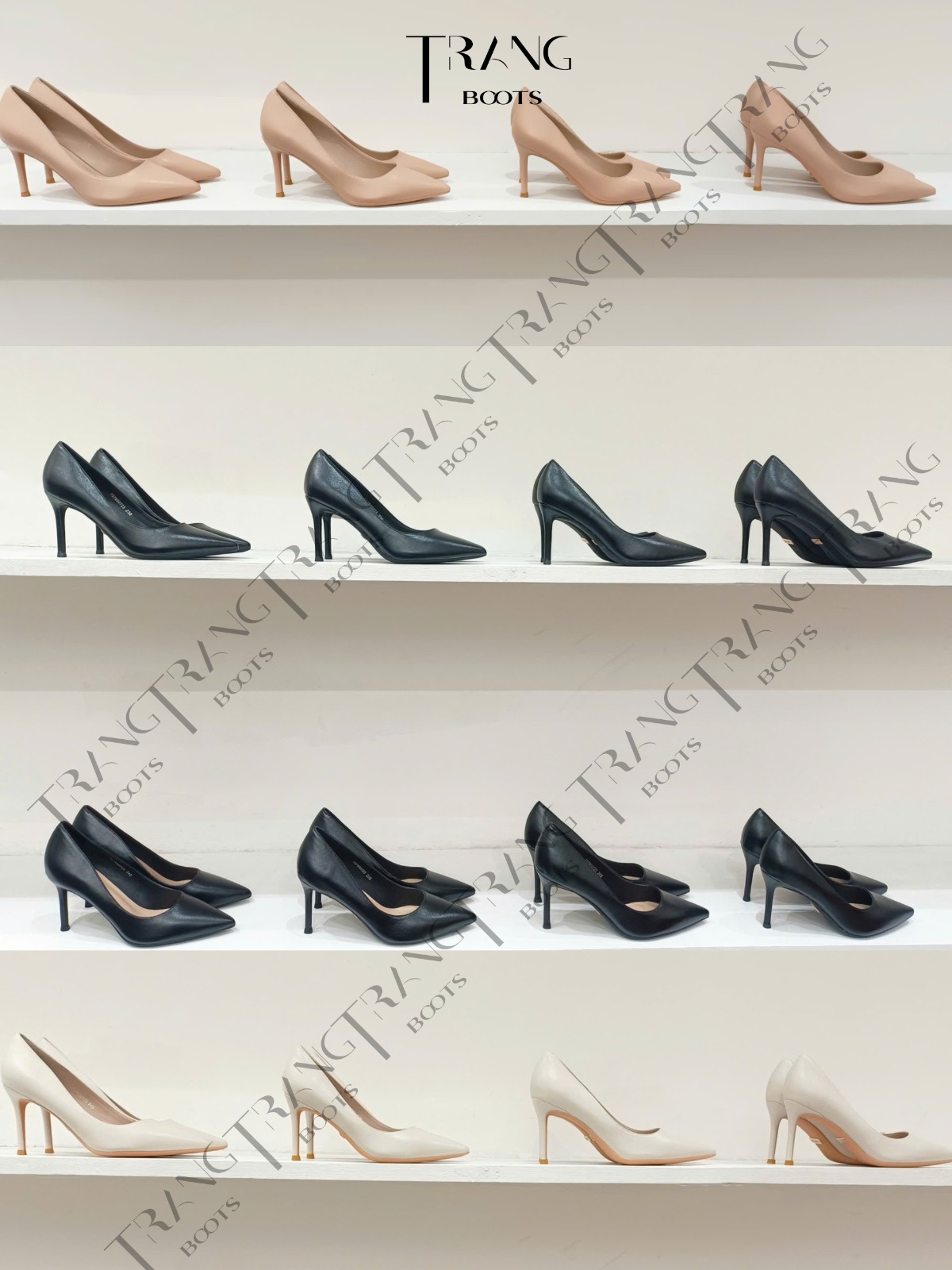 PEARL - LADY ÉLAN GIÀY CAO GÓT MŨI NHỌN STILETTO 9CM