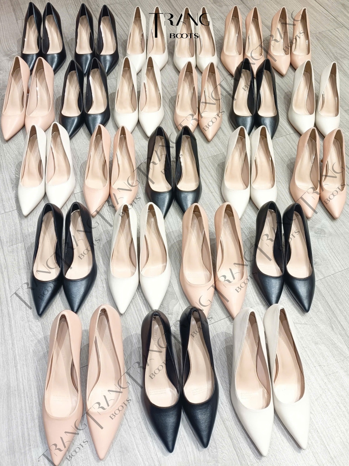 PEARL - LADY ÉLAN GIÀY CAO GÓT MŨI NHỌN STILETTO 9CM