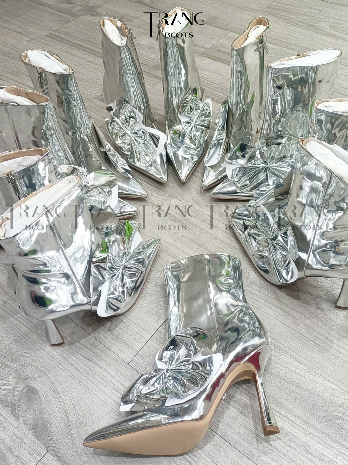 SAM EDELMAN SLIVER FLORAL BOOTS