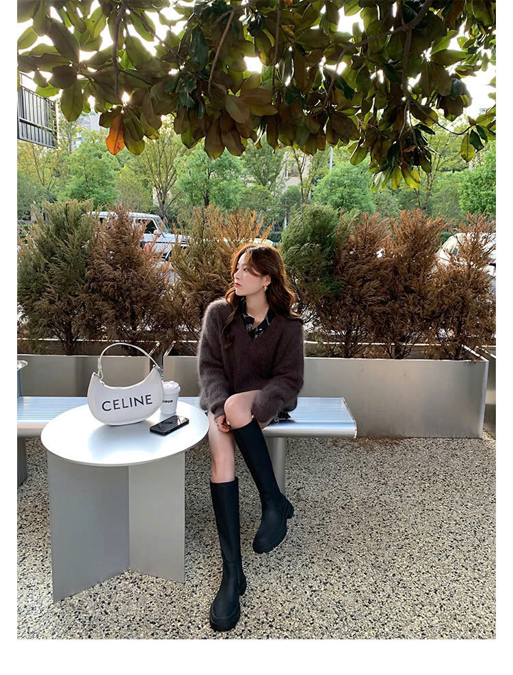 FASHION RUBBERISED BOOTS - BOOTS ỦNG GỐI THỜI TRANG CAO SU