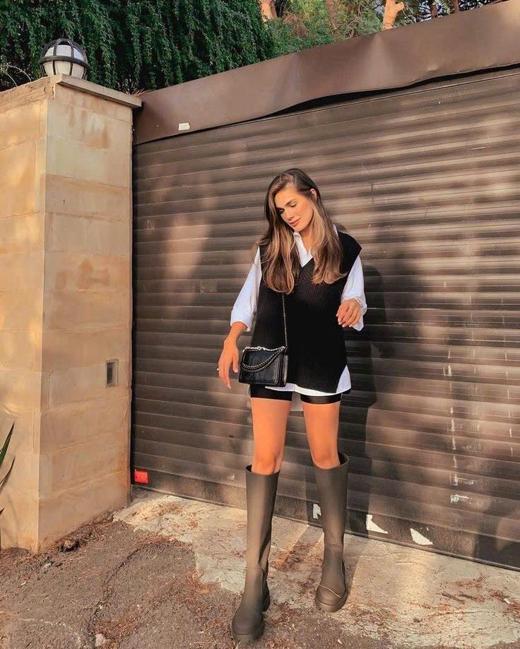 FASHION RUBBERISED BOOTS - BOOTS ỦNG GỐI THỜI TRANG CAO SU