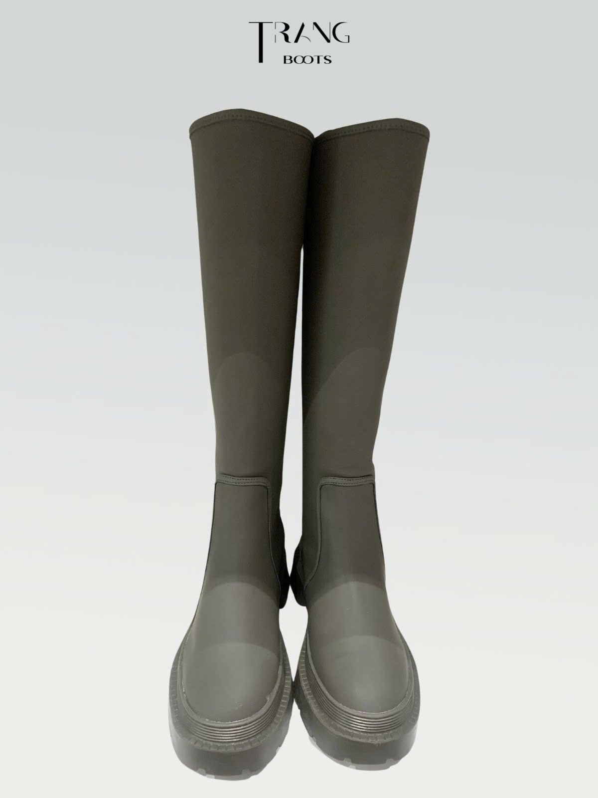 FASHION RUBBERISED BOOTS - BOOTS ỦNG GỐI THỜI TRANG CAO SU