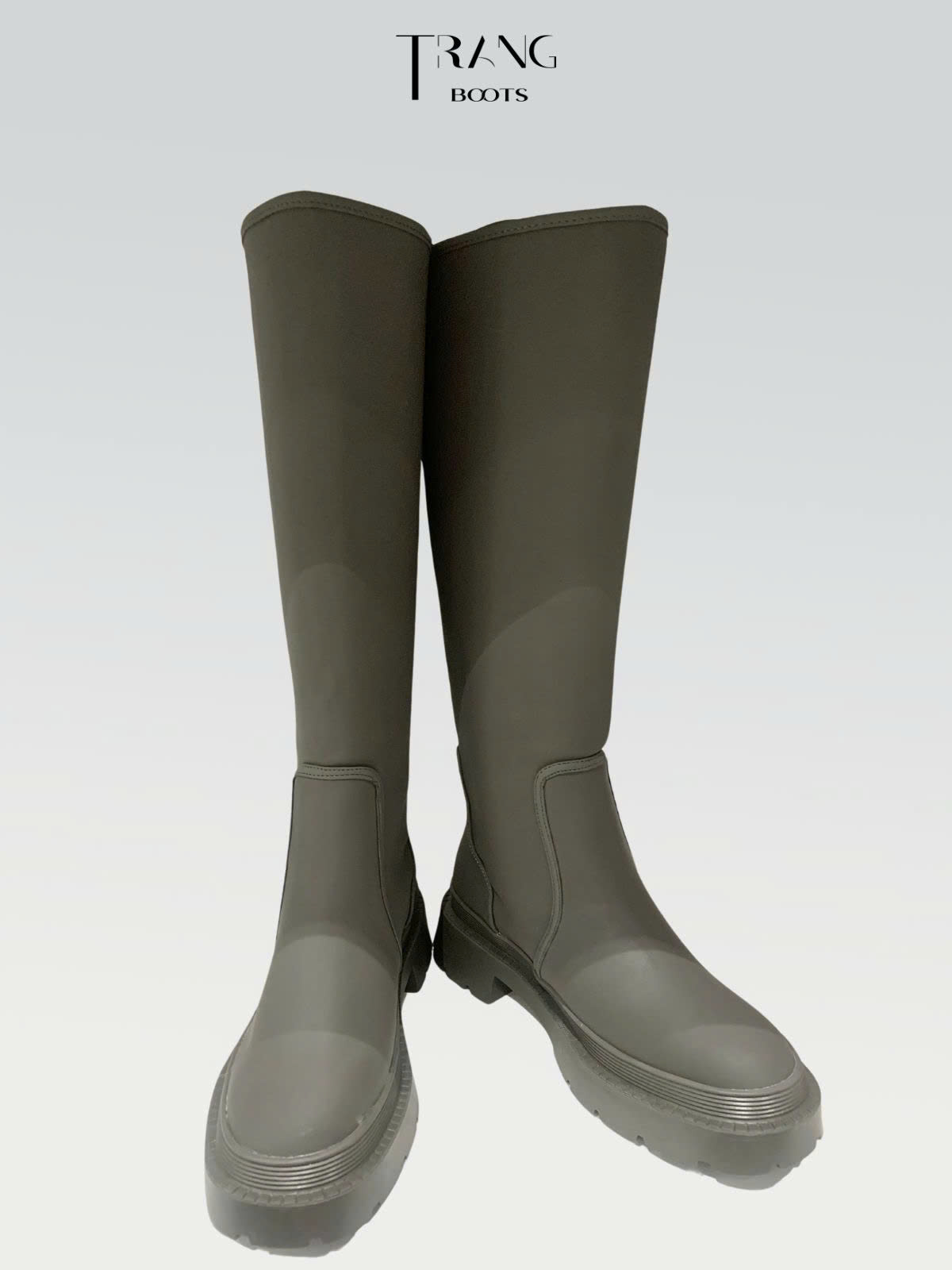 FASHION RUBBERISED BOOTS - BOOTS ỦNG GỐI THỜI TRANG CAO SU