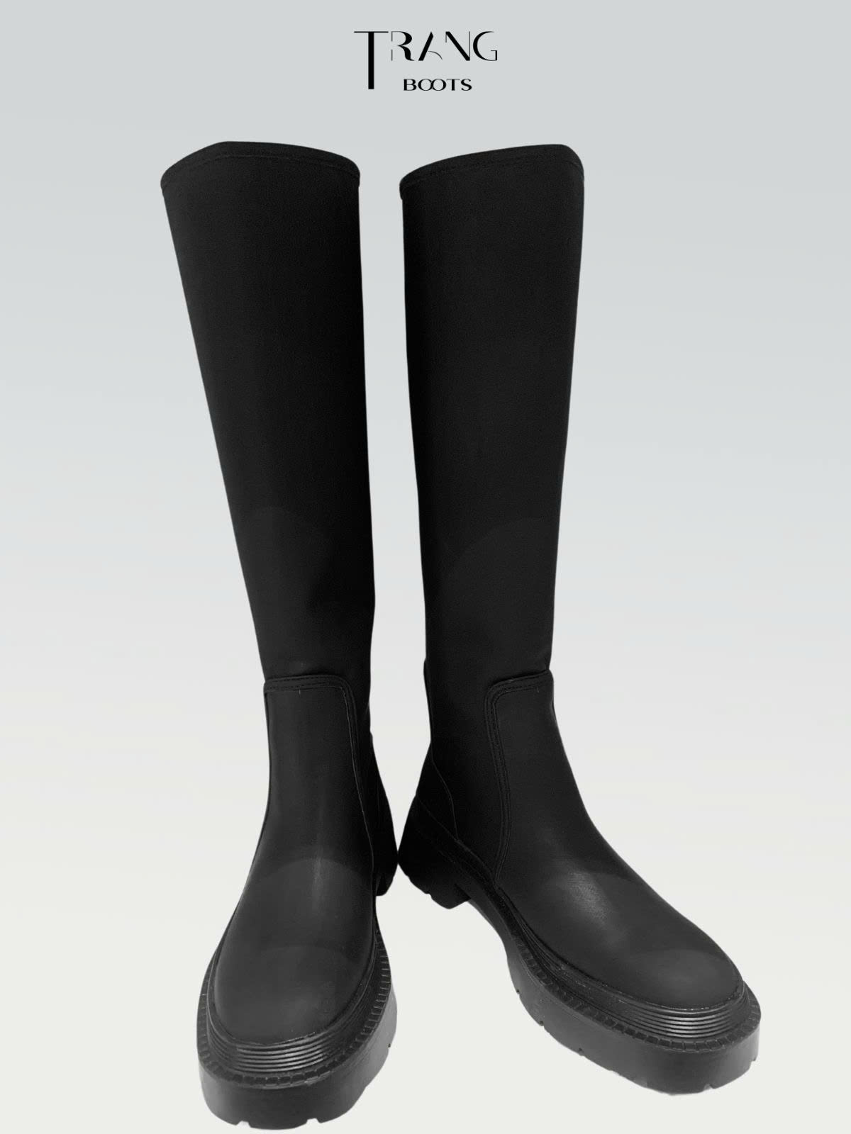 FASHION RUBBERISED BOOTS - BOOTS ỦNG GỐI THỜI TRANG CAO SU