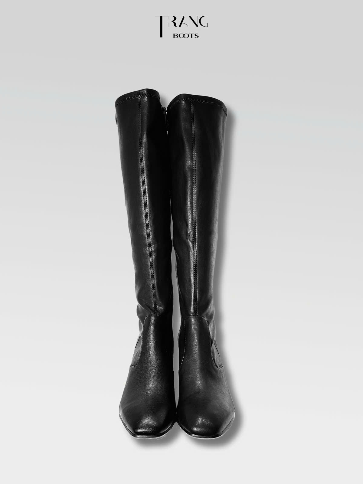 KNEE BOOTS FRANCO SARTO DA MỜ GÓT TRỤ