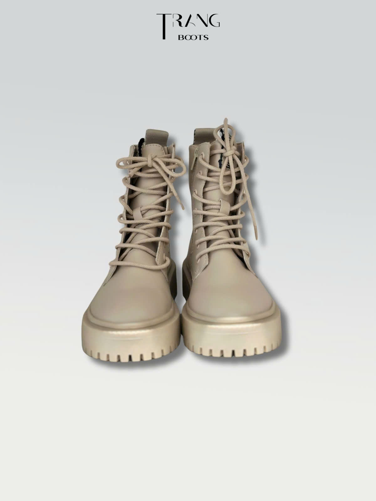 BOOTS TRẺ EM CHIẾN BINH MÀU KEM