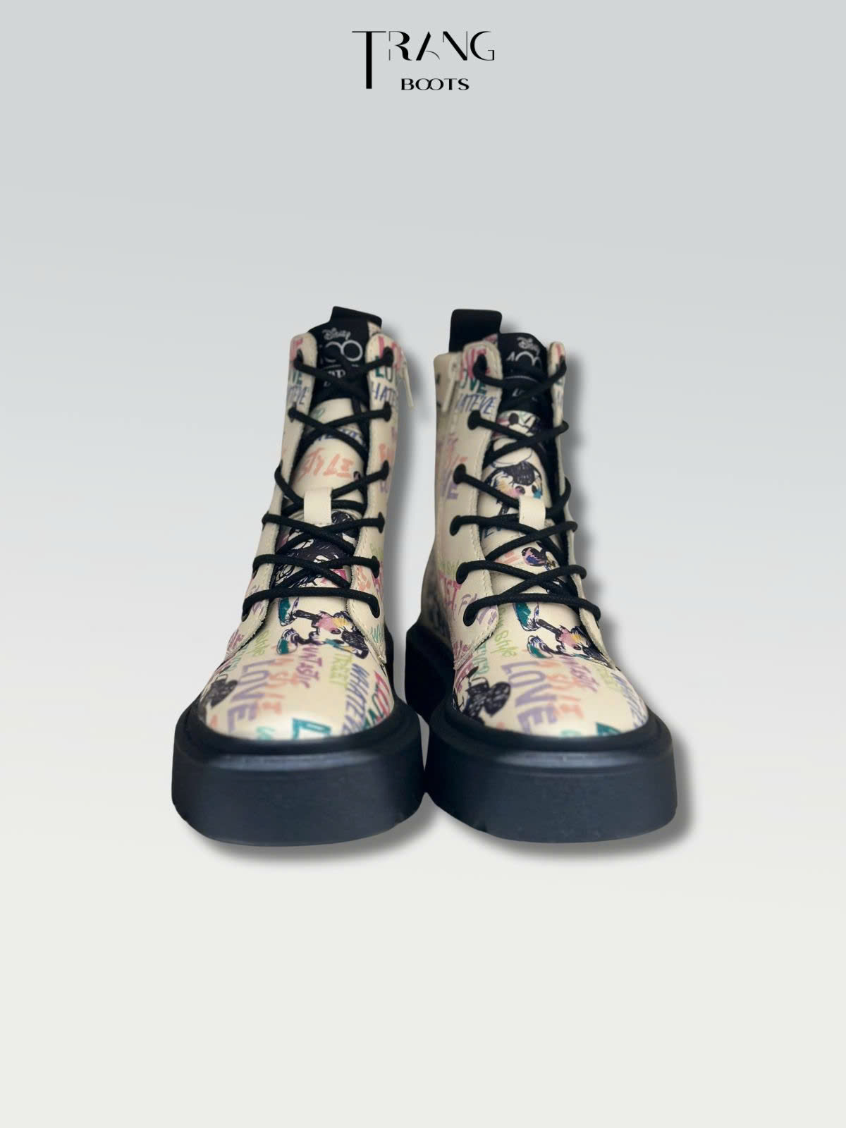 BOOTS TRẺ EM ZARA HỌA TIẾT CHUỘT MICKEY