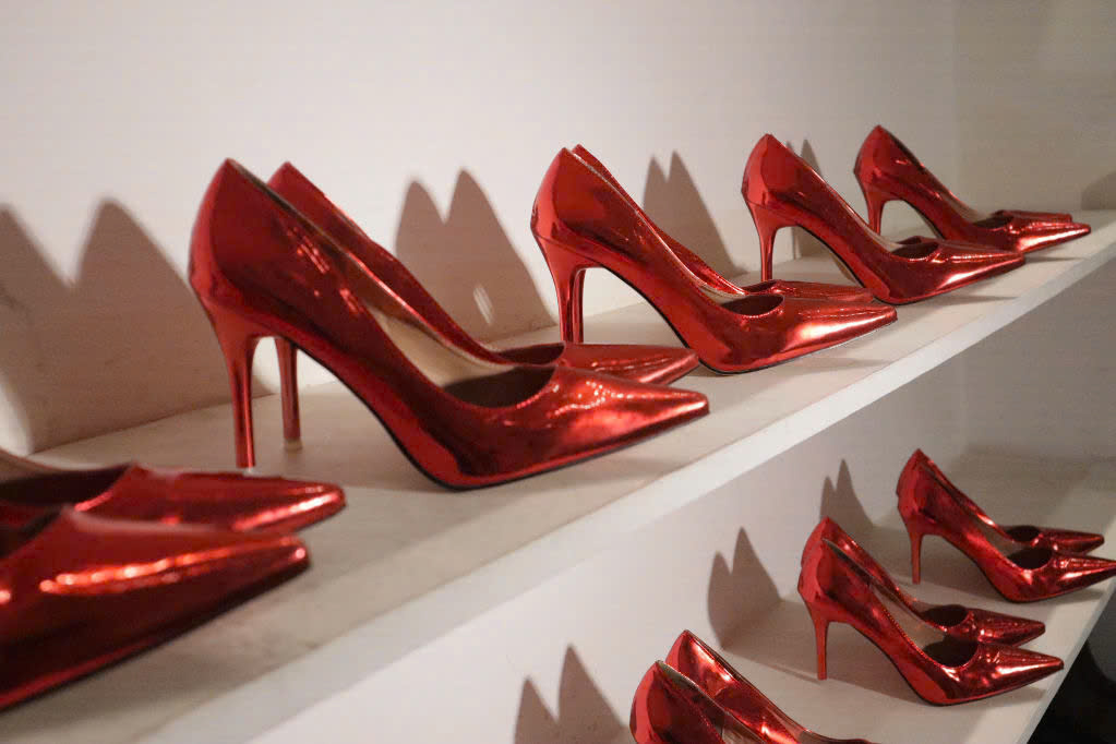 MARGARET RED PUMP HIGHHEELS - GIÀY CAO GÓT MARGARET RED