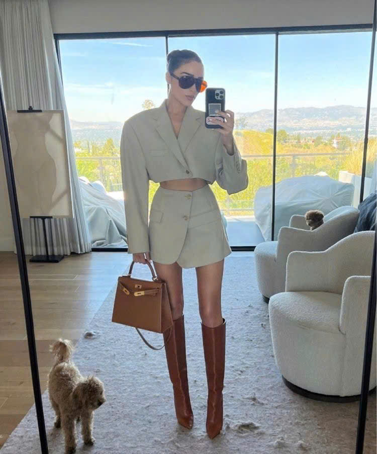 KNEE BOOTS MŨI NHỌN DA RẮN GÓT NHỌN