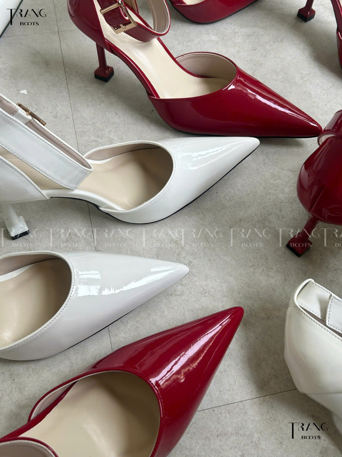 LISA PHIÊN BẢN 1.0- GIÀY CAO GÓT MŨI NHỌN QUAI CÀI DÁNG DÀI LISA 1.0