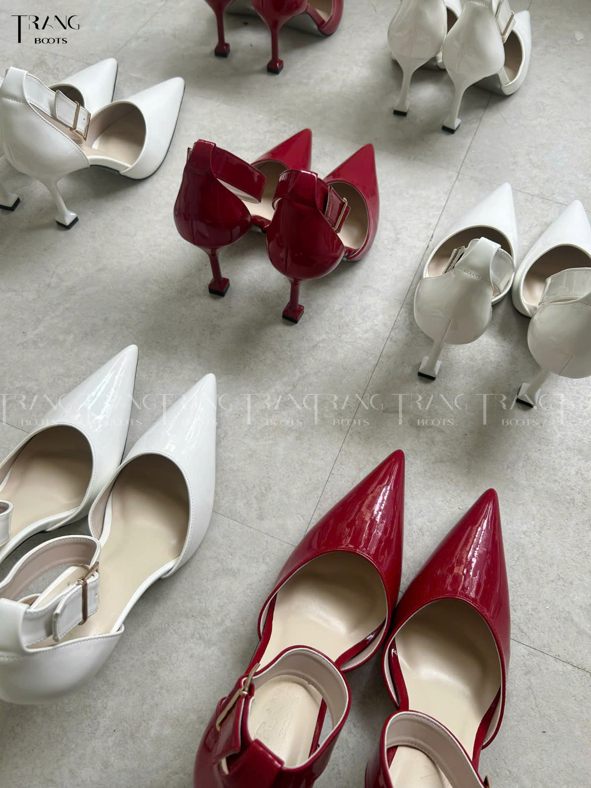 LISA PHIÊN BẢN 1.0- GIÀY CAO GÓT MŨI NHỌN QUAI CÀI DÁNG DÀI LISA 1.0