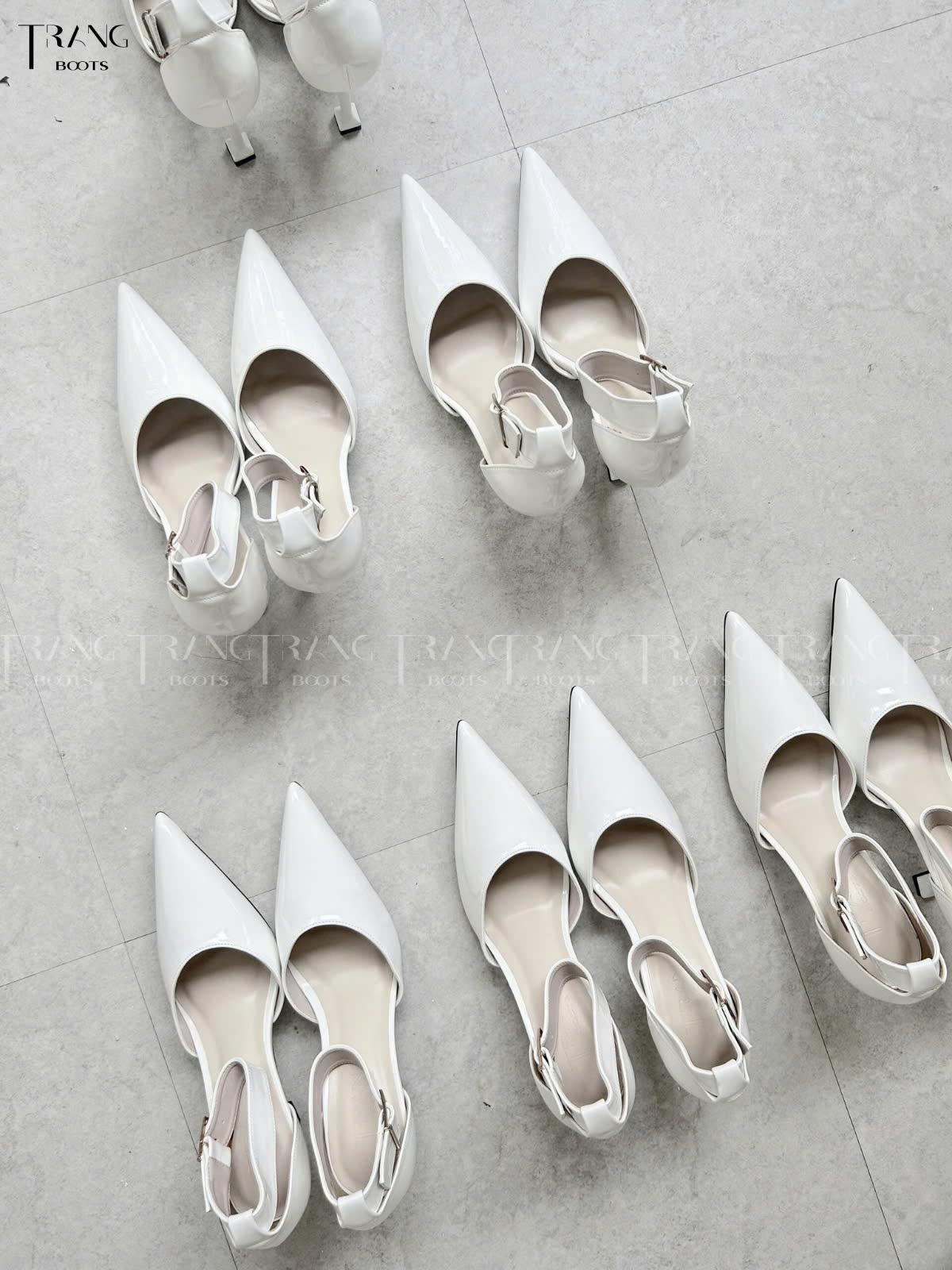 LISA PHIÊN BẢN 1.0- GIÀY CAO GÓT MŨI NHỌN QUAI CÀI DÁNG DÀI LISA 1.0