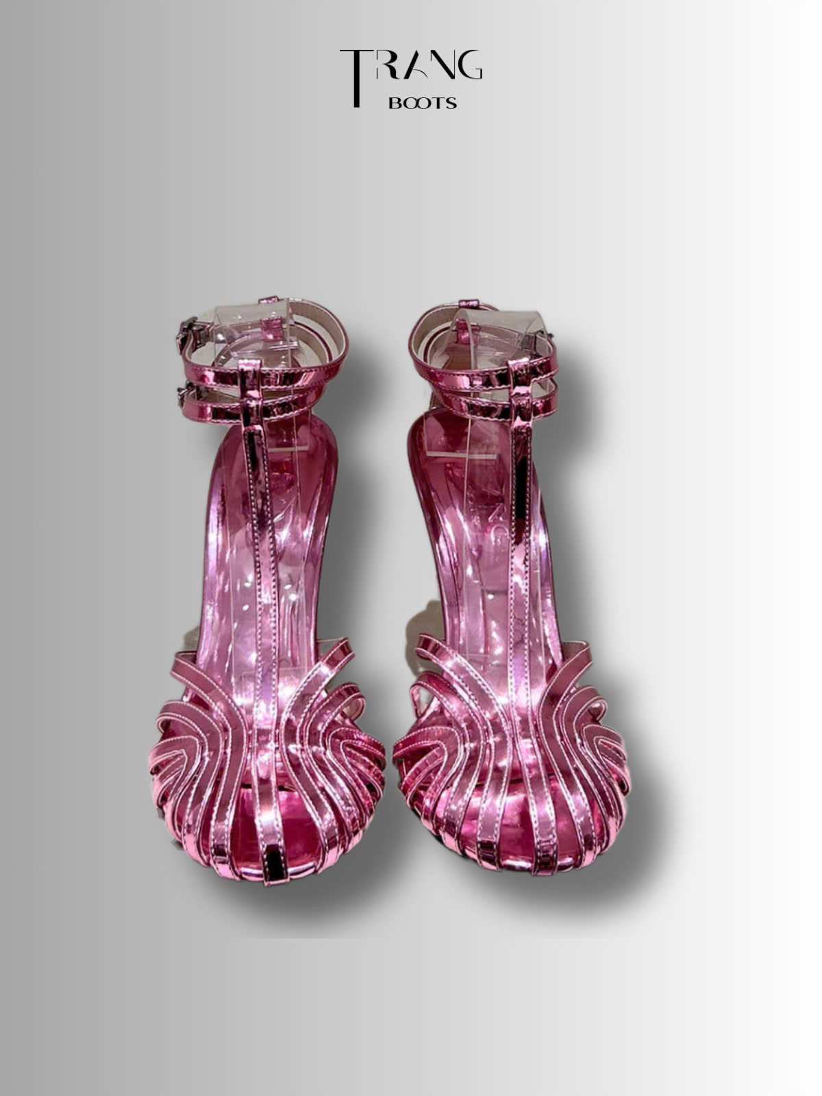 SANDAL GIÀY CAO GÓT NỮ QUAI MẢNH SANG TRỌNG - AMANDA