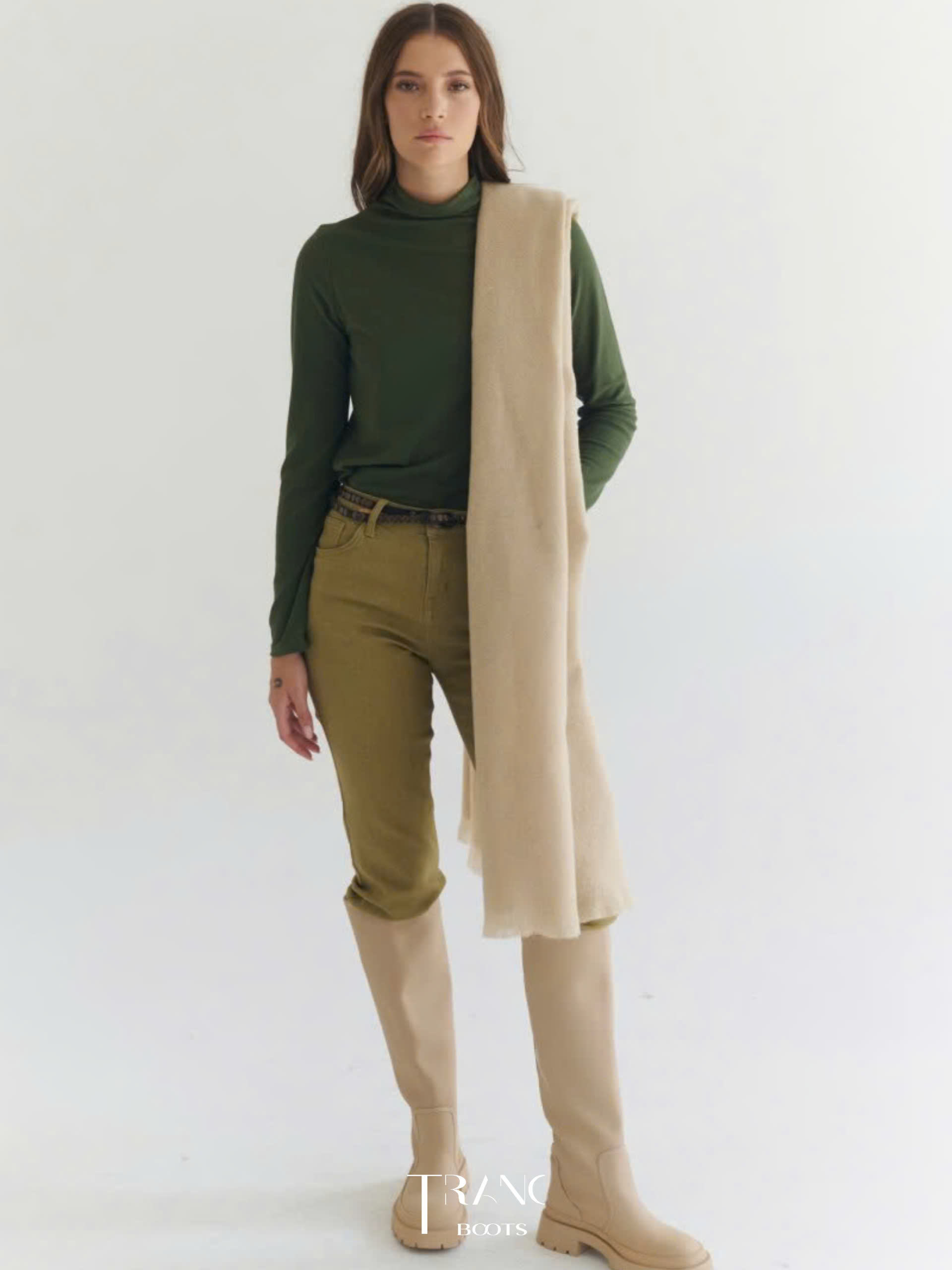 RUBBERISED BOOTS - BOOTS ỦNG GỐI THỜI TRANG CAO SU