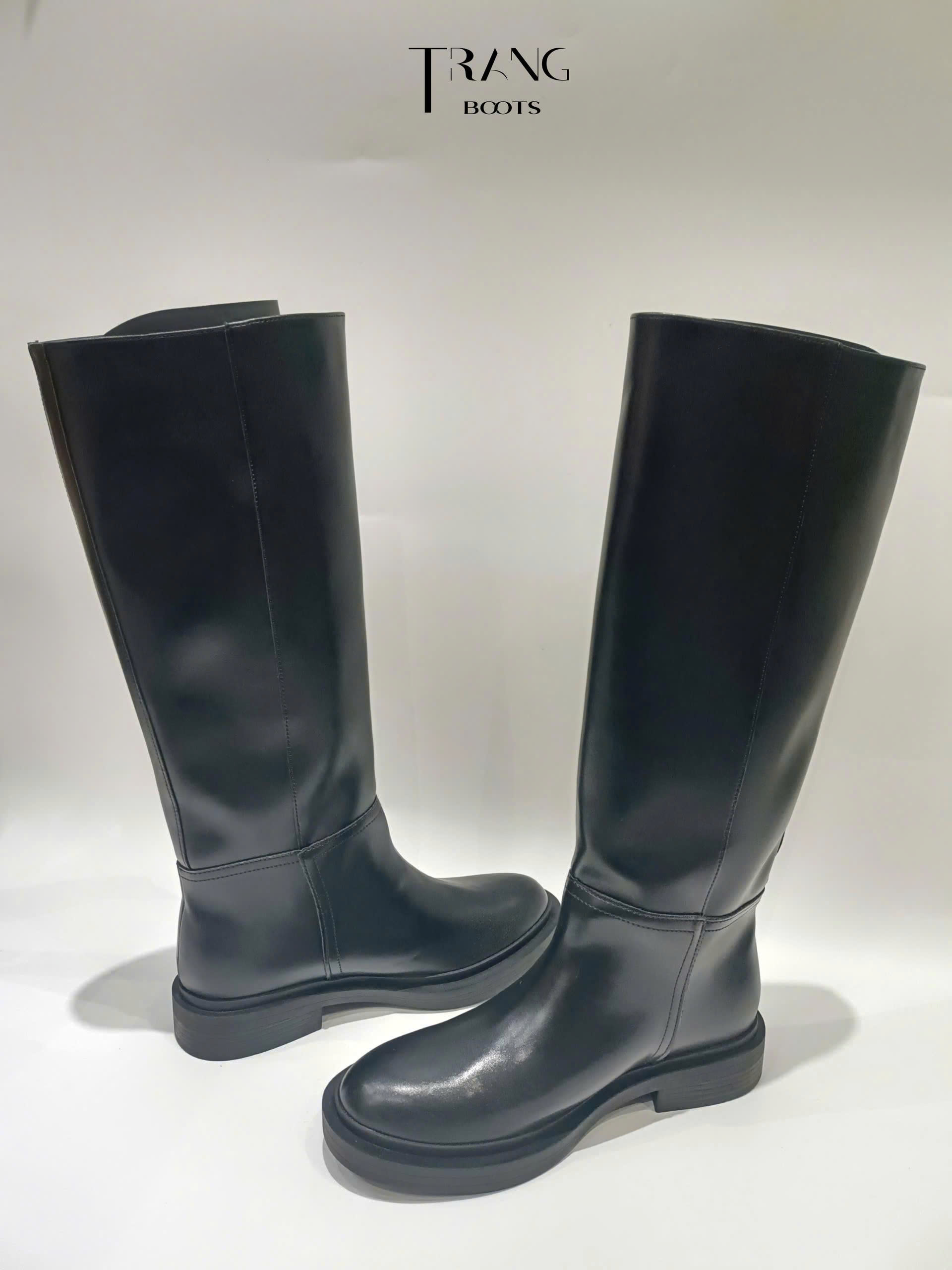 KNEE BOOTS BỆT DA MỜ