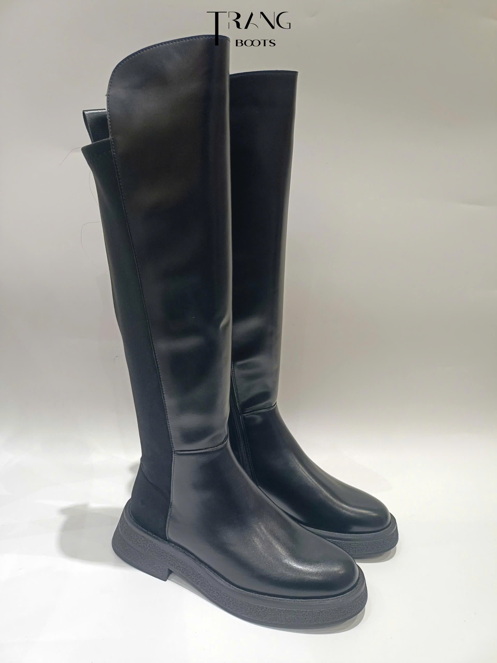 KNEE BOOTS ĐẾ BỆT BASIC