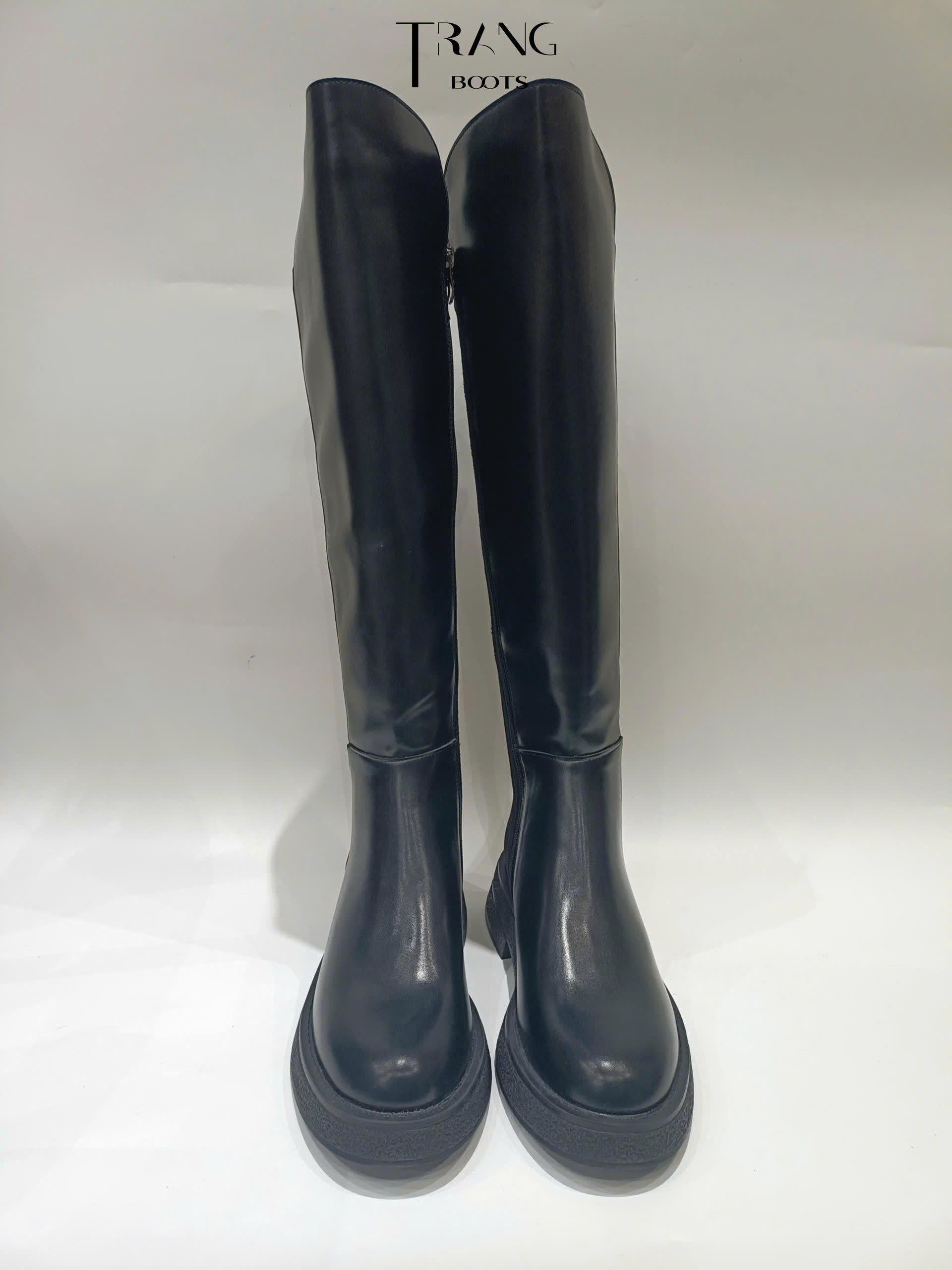 KNEE BOOTS ĐẾ BỆT BASIC