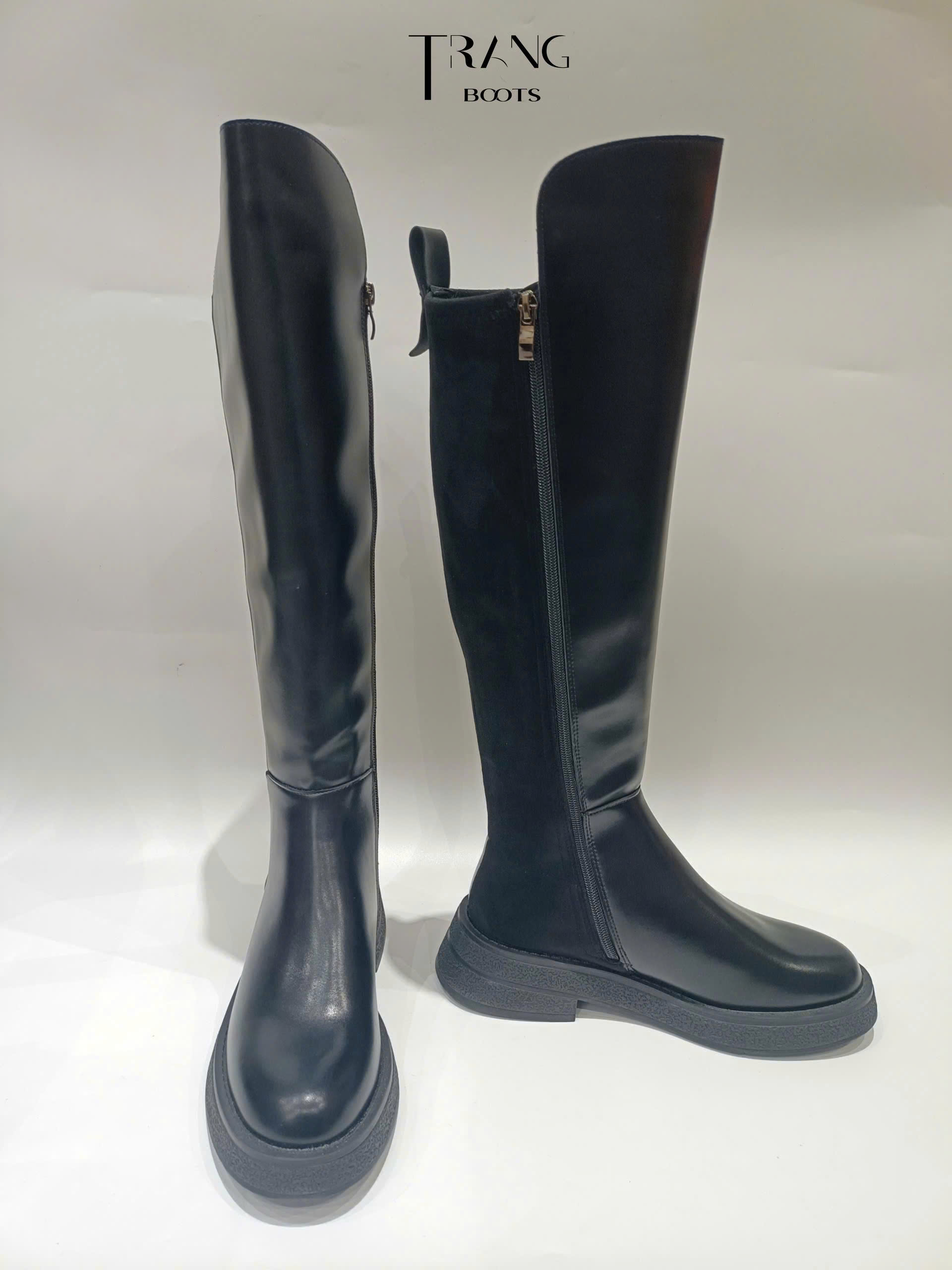 KNEE BOOTS ĐẾ BỆT BASIC