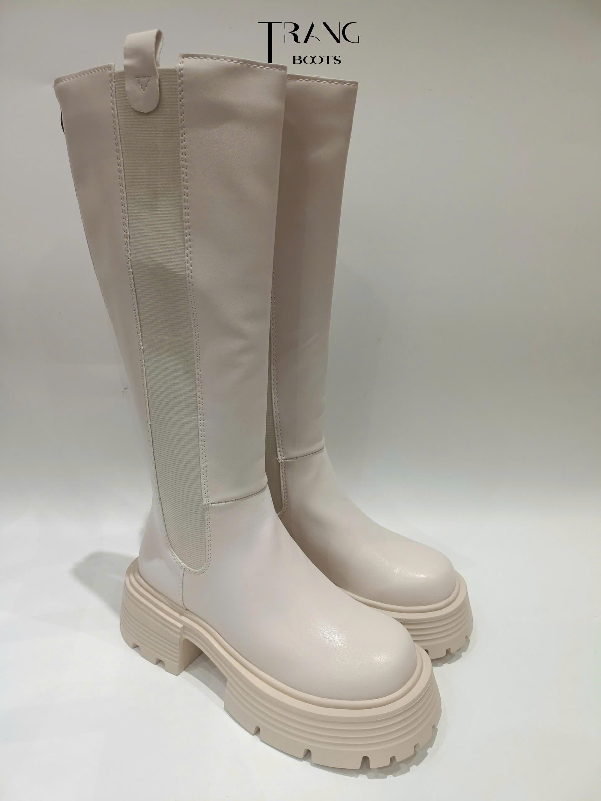CHELSEA KNEE BOOTS BỆT DA MỜ
