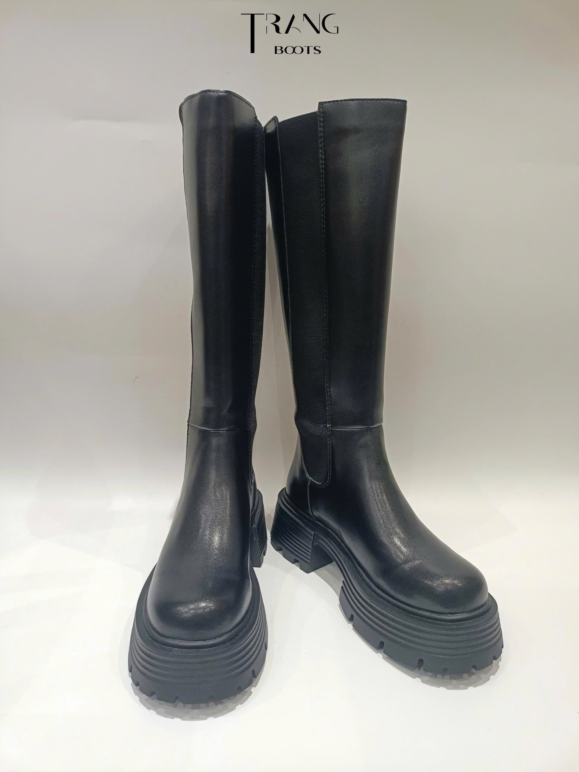 CHELSEA KNEE BOOTS BỆT DA MỜ