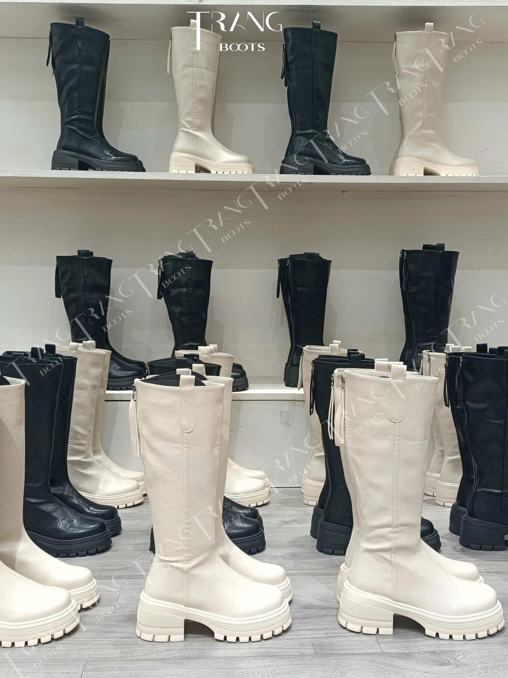 KNEE BOOTS ĐẾ DÀY