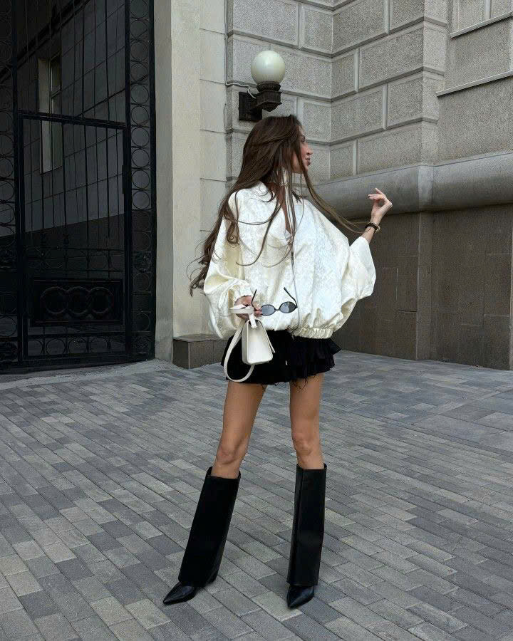 KNEE BOOTS ỐNG LẬT ĐẾ XUỒNG