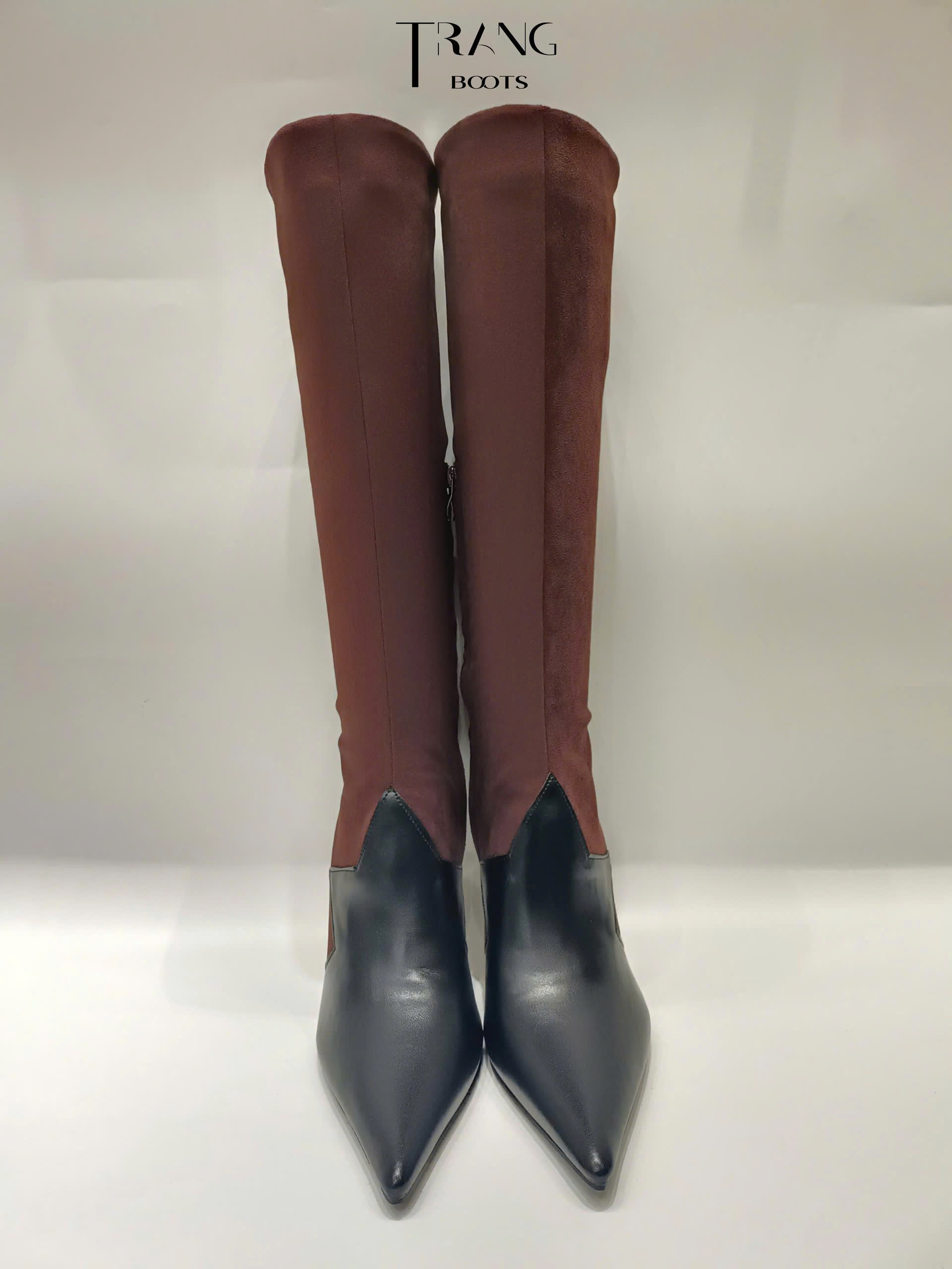 KNEE BOOTS GÓT NHỌN MŨI NGÔI SAO
