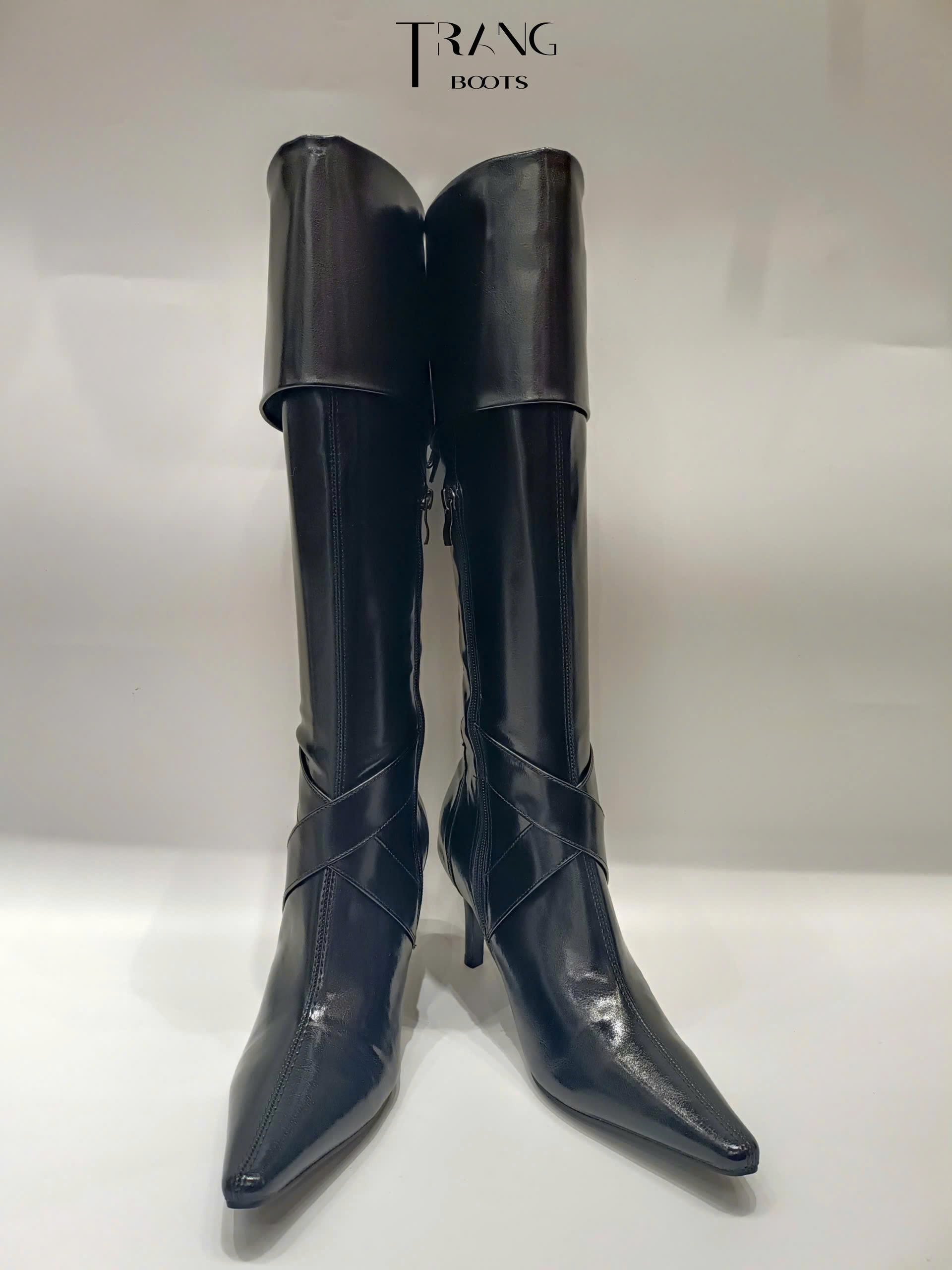 KNEE BOOTS GÓT NHỌN
