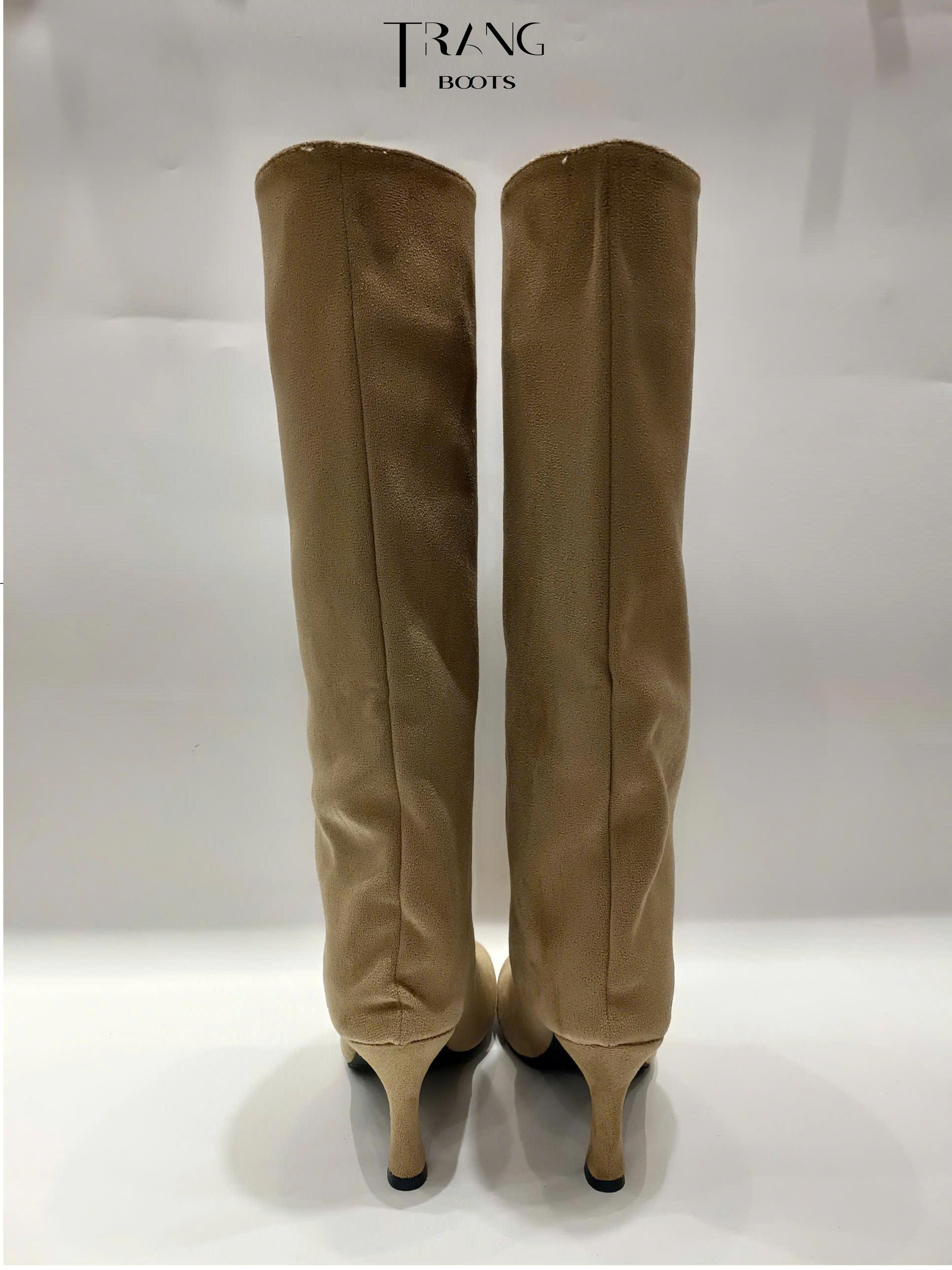 KNEE BOOTS BÍT MŨI DA LỘN