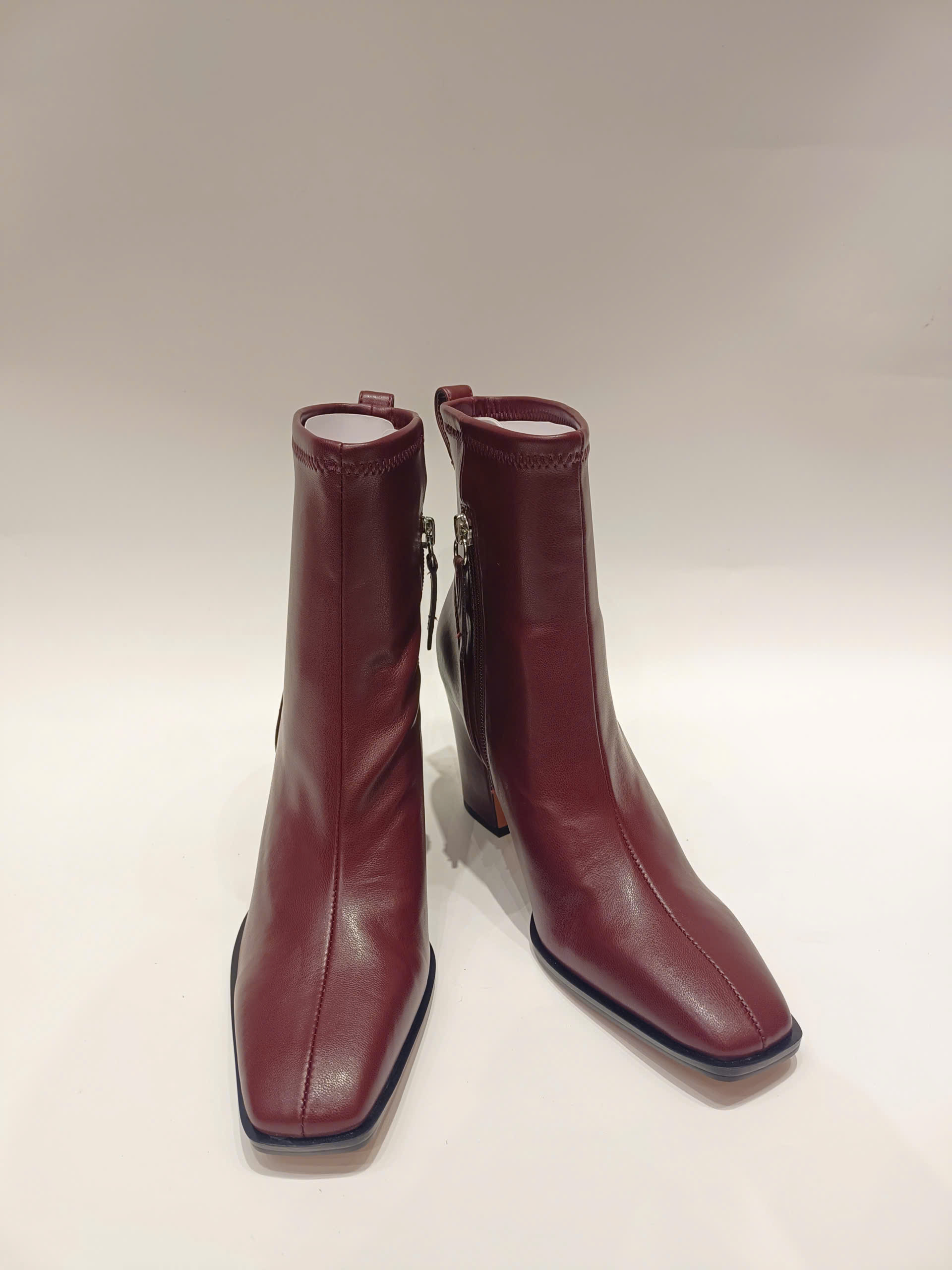 JAYTON WOMEN'S BOOTS OXBLOOD RED FRANCO SARTO - ANKLE BOOTS MŨI VUÔNG ĐỎ