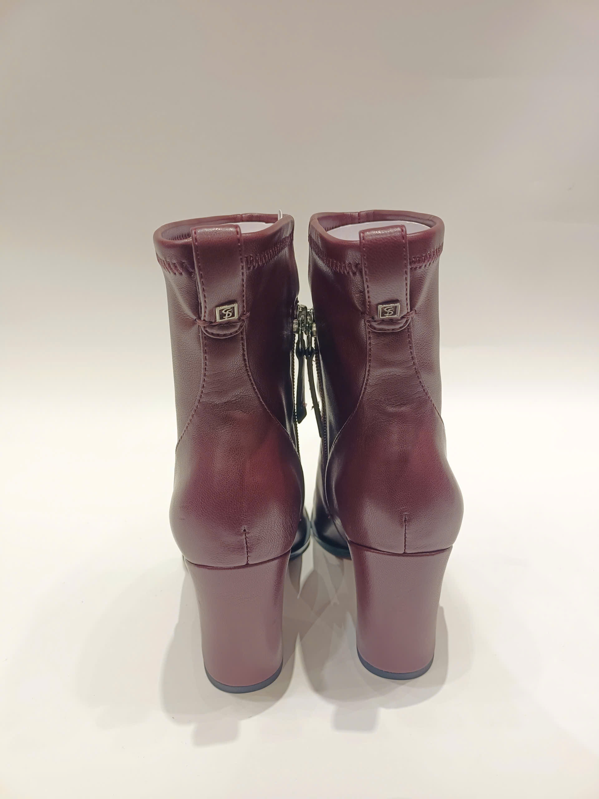 JAYTON WOMEN'S BOOTS OXBLOOD RED FRANCO SARTO - ANKLE BOOTS MŨI VUÔNG ĐỎ