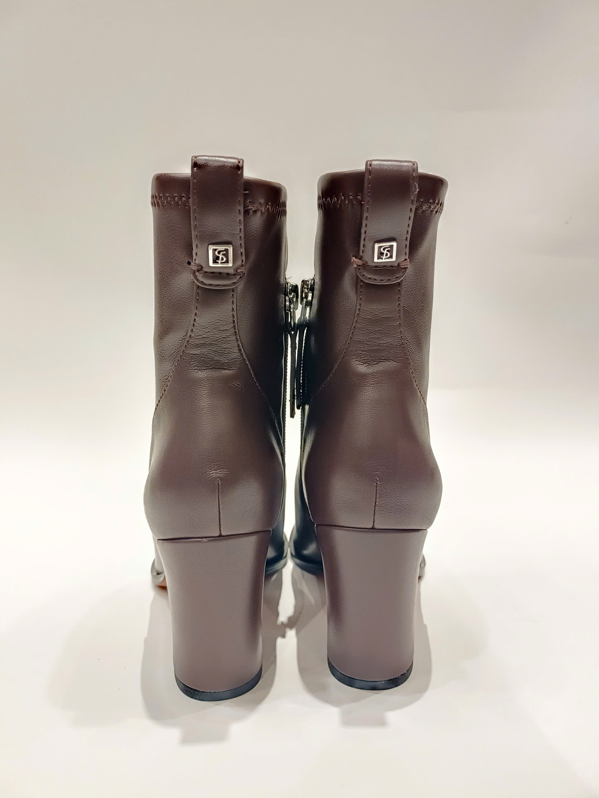 JAYTON WOMEN'S BOOTS OXBLOOD RED FRANCO SARTO - ANKLE BOOTS MŨI VUÔNG NÂU