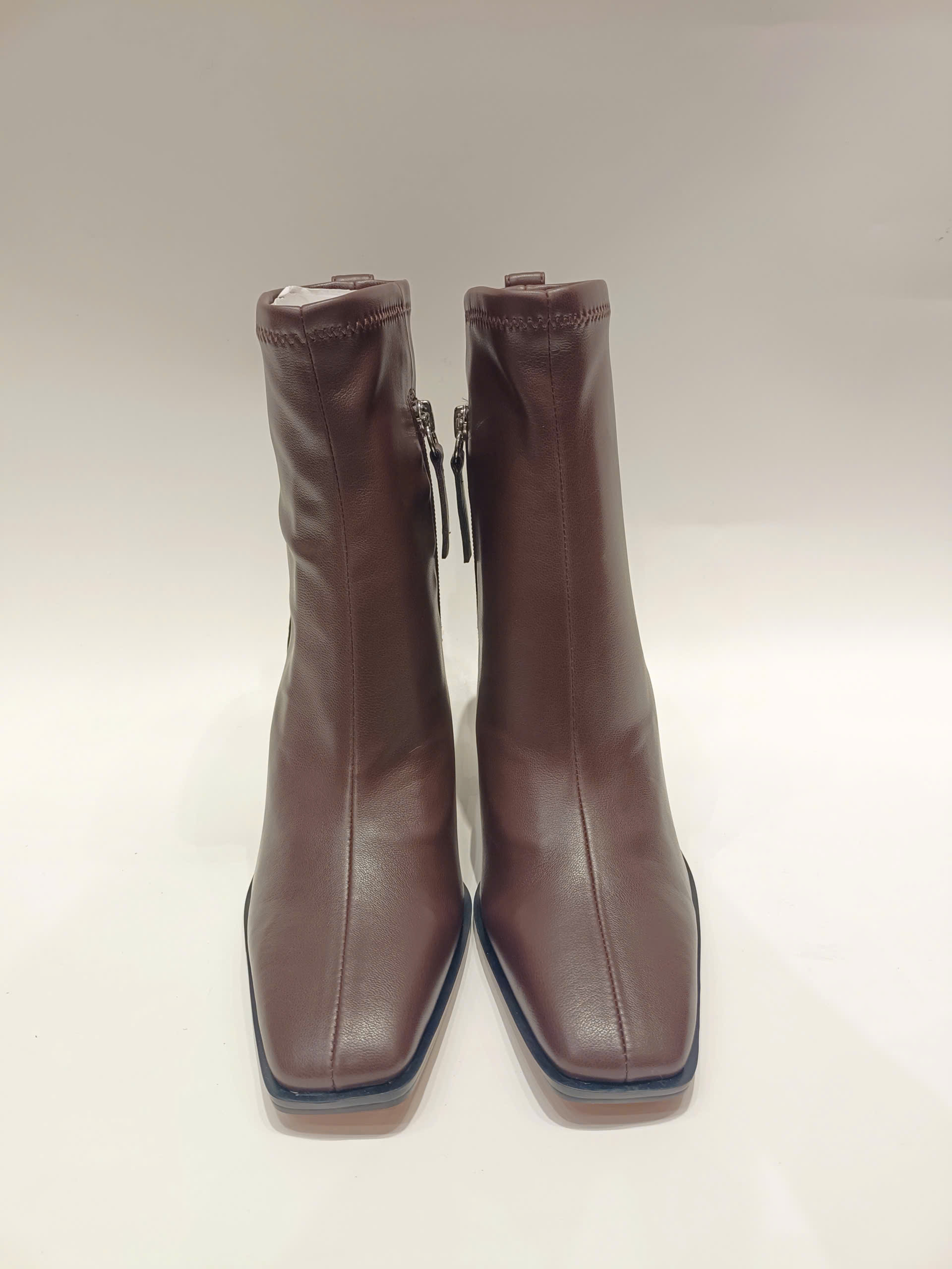 JAYTON WOMEN'S BOOTS OXBLOOD RED FRANCO SARTO - ANKLE BOOTS MŨI VUÔNG NÂU
