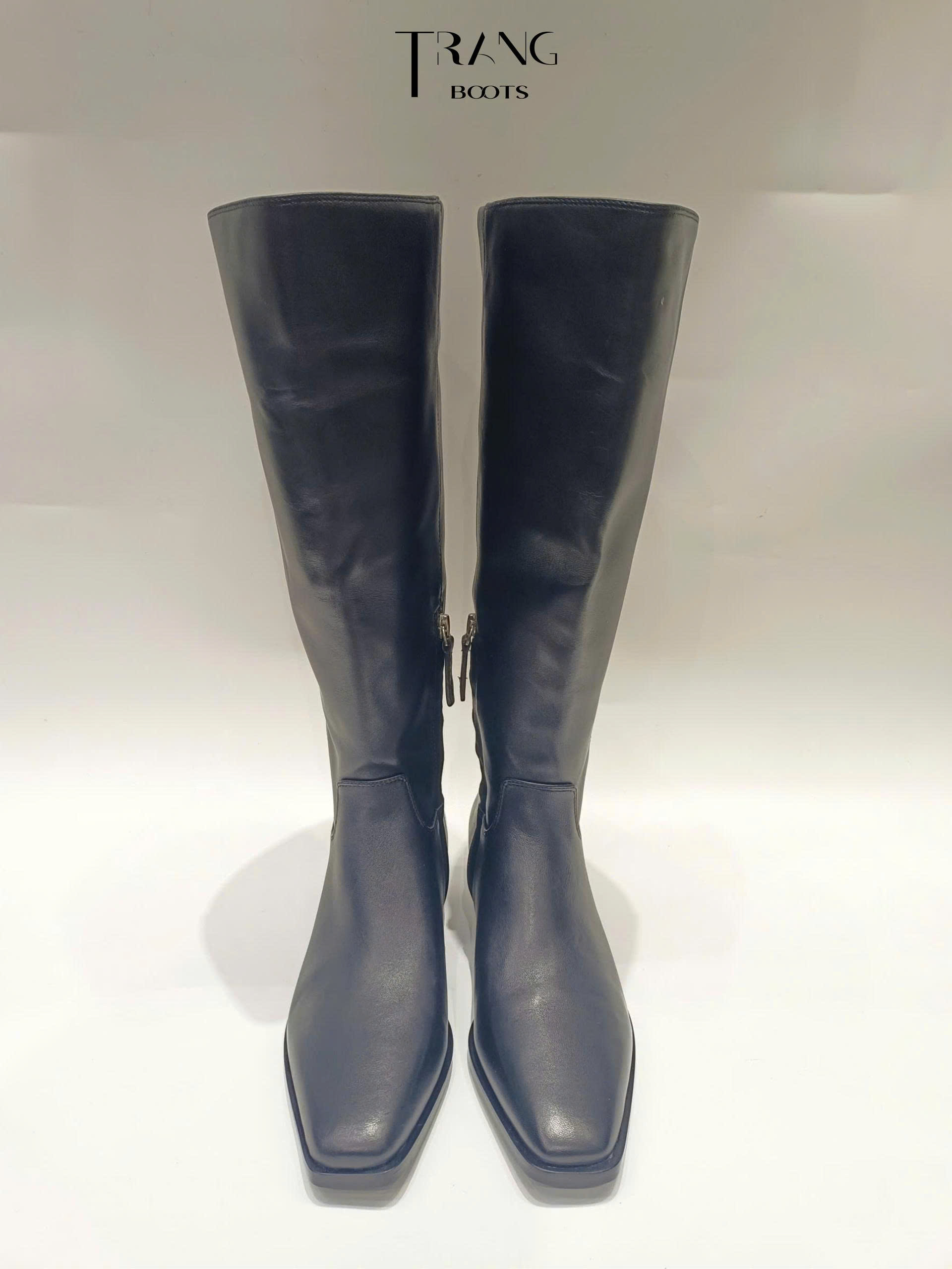 KNEE BOOTS NORDSTROM DA THẬT GÓT BỆT