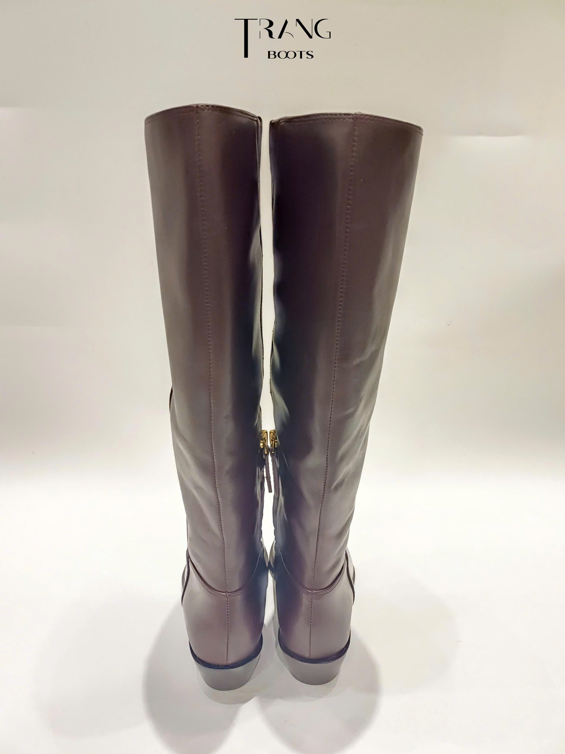 KNEE BOOTS NORDSTROM DA THẬT GÓT BỆT