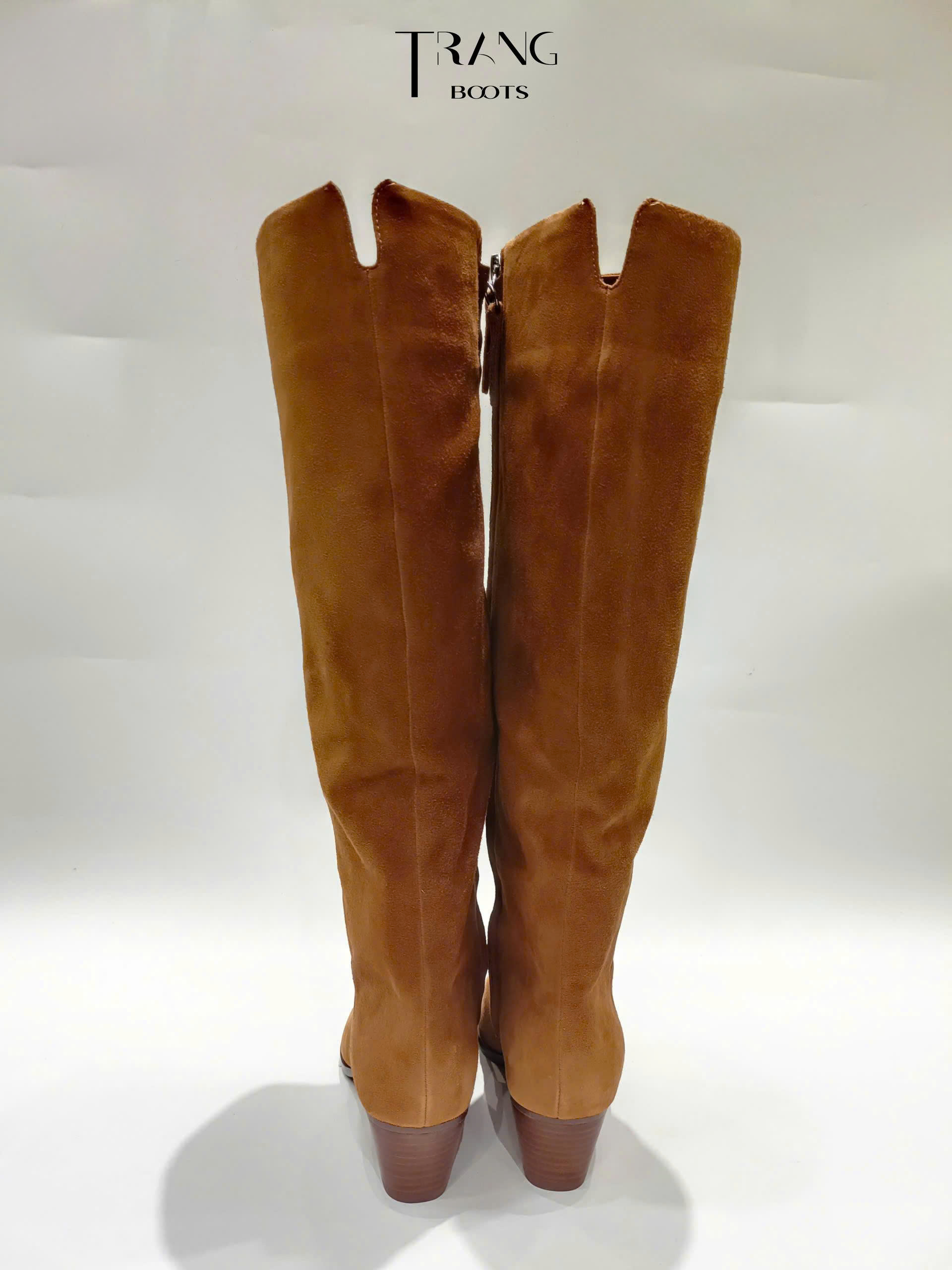 FRANCO SARTO GENEVIEVE KNEE HIGH BOOTS WOMEN - COGNAC - BOOTS GỐI ĐẾ THẤP