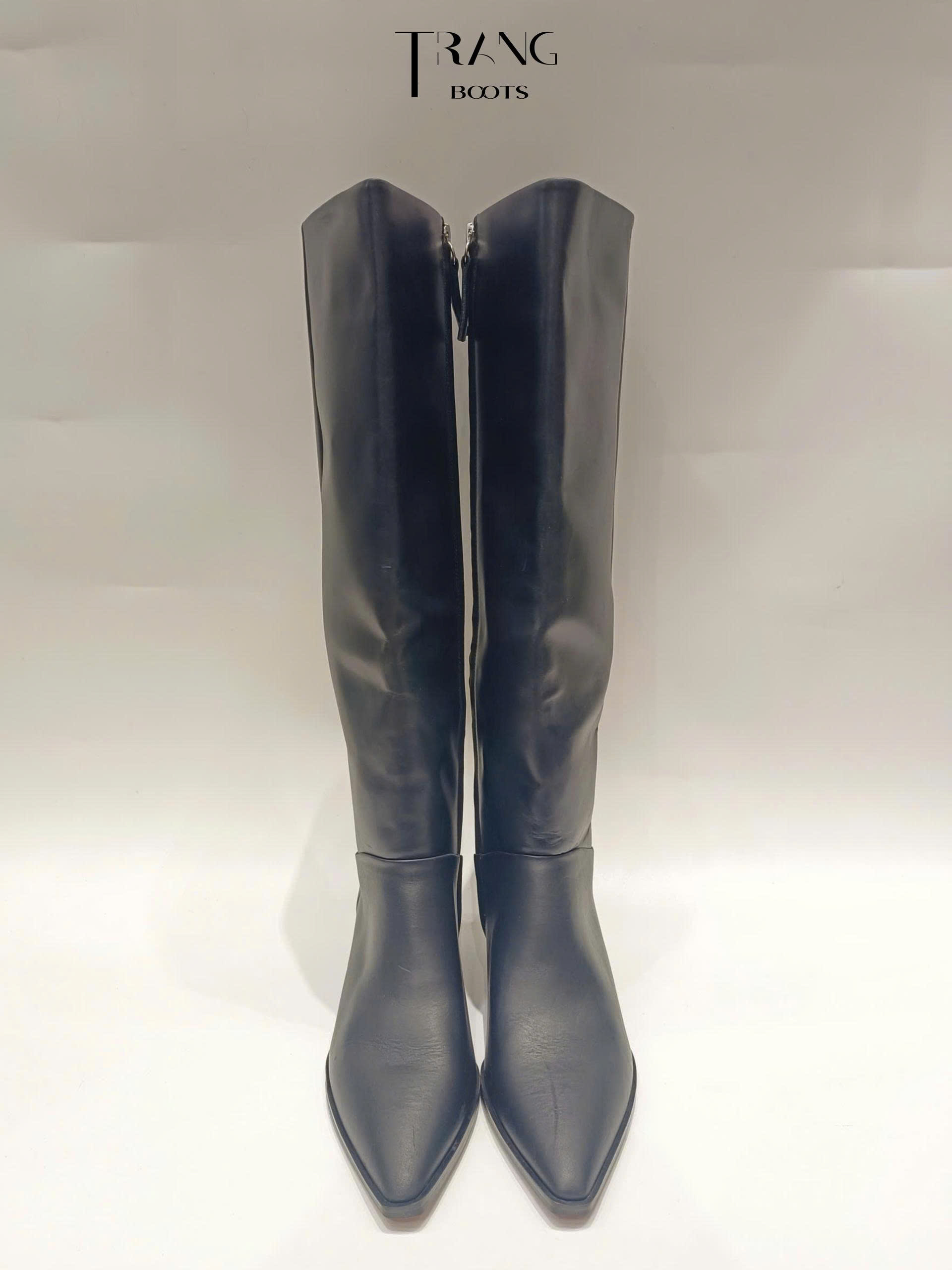 FRANCO SARTO GENEVIEVE KNEE HIGH BOOTS WOMEN - BLACK - BOOTS GỐI ĐẾ THẤP
