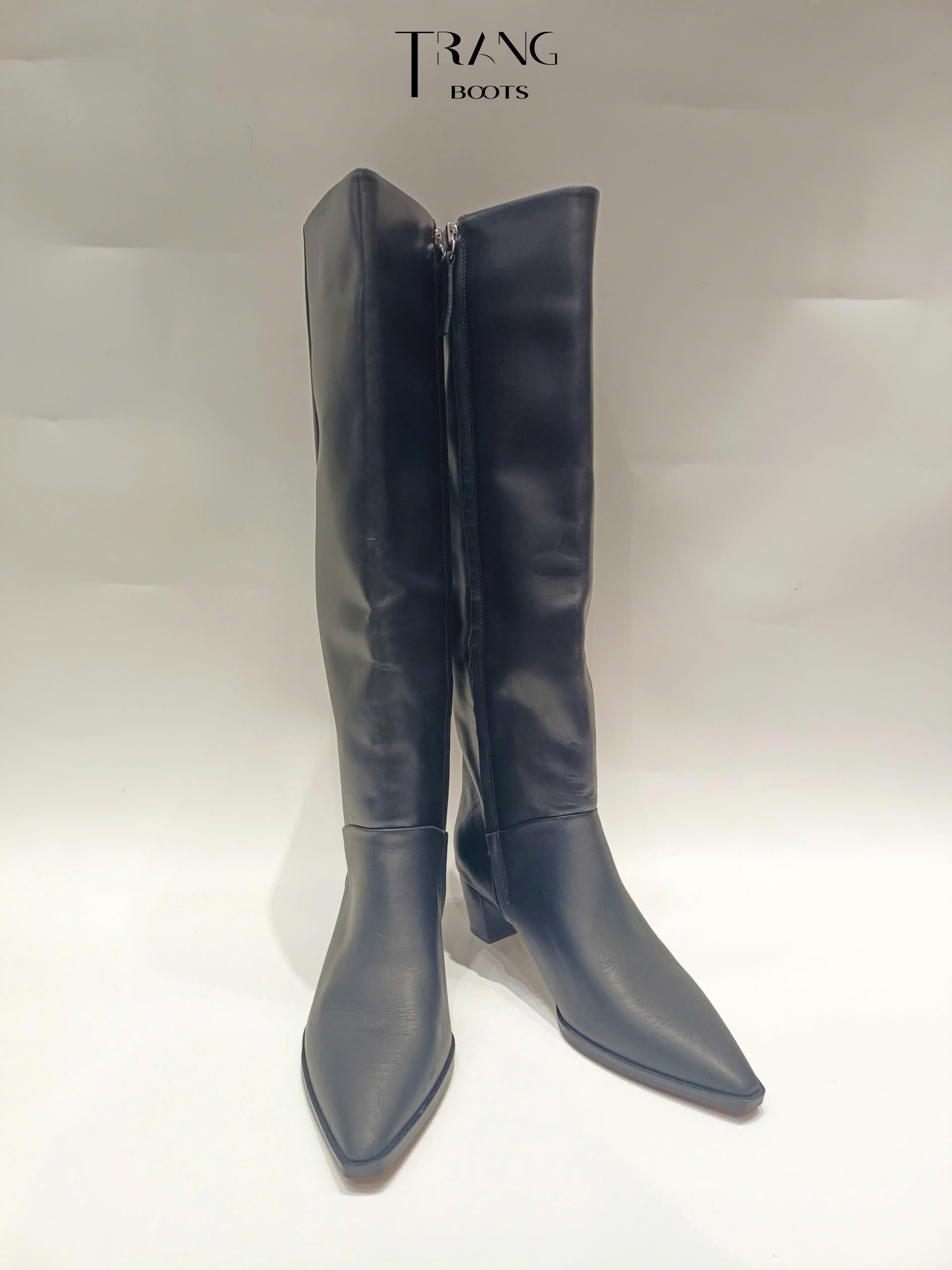 FRANCO SARTO GENEVIEVE KNEE HIGH BOOTS WOMEN - BLACK - BOOTS GỐI ĐẾ THẤP