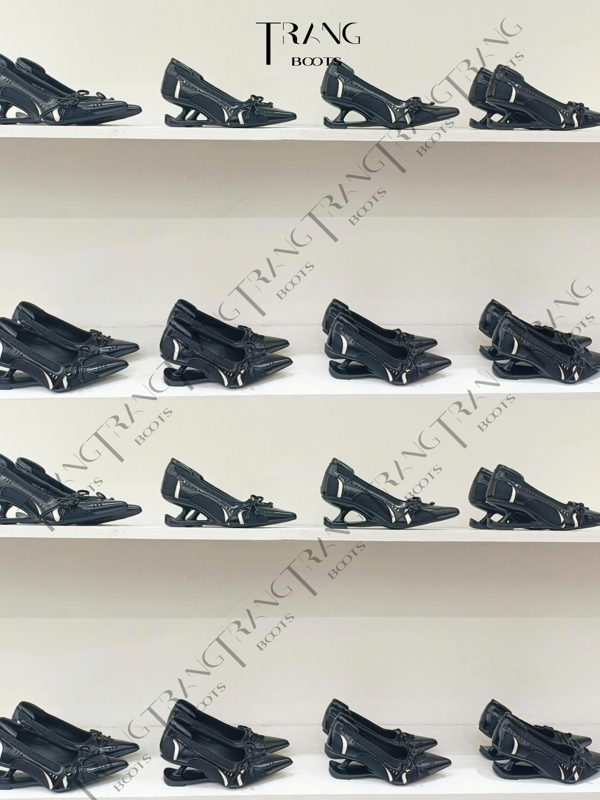 TURBO MUSE - Élan Racing Muse Cao gót mũi nhọn Mary Jane – phong cách sporty ballet cao cấp, gót đặc biệt thời thượng, thiết kế ôm chân thanh mảnh.