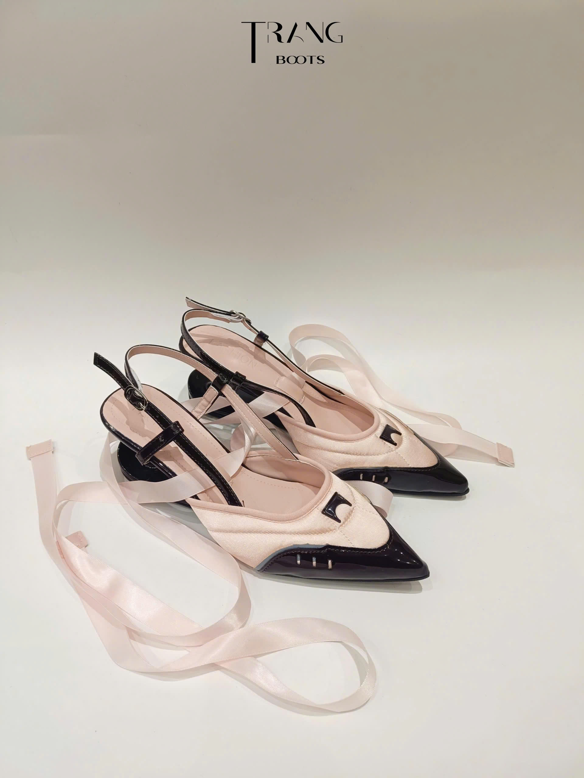 SCARLET TRACK - Élan Racing Muse CAO GÓT MŨI NHỌN QUAI CHÉO PHONG CÁCH BALLET FAIRY