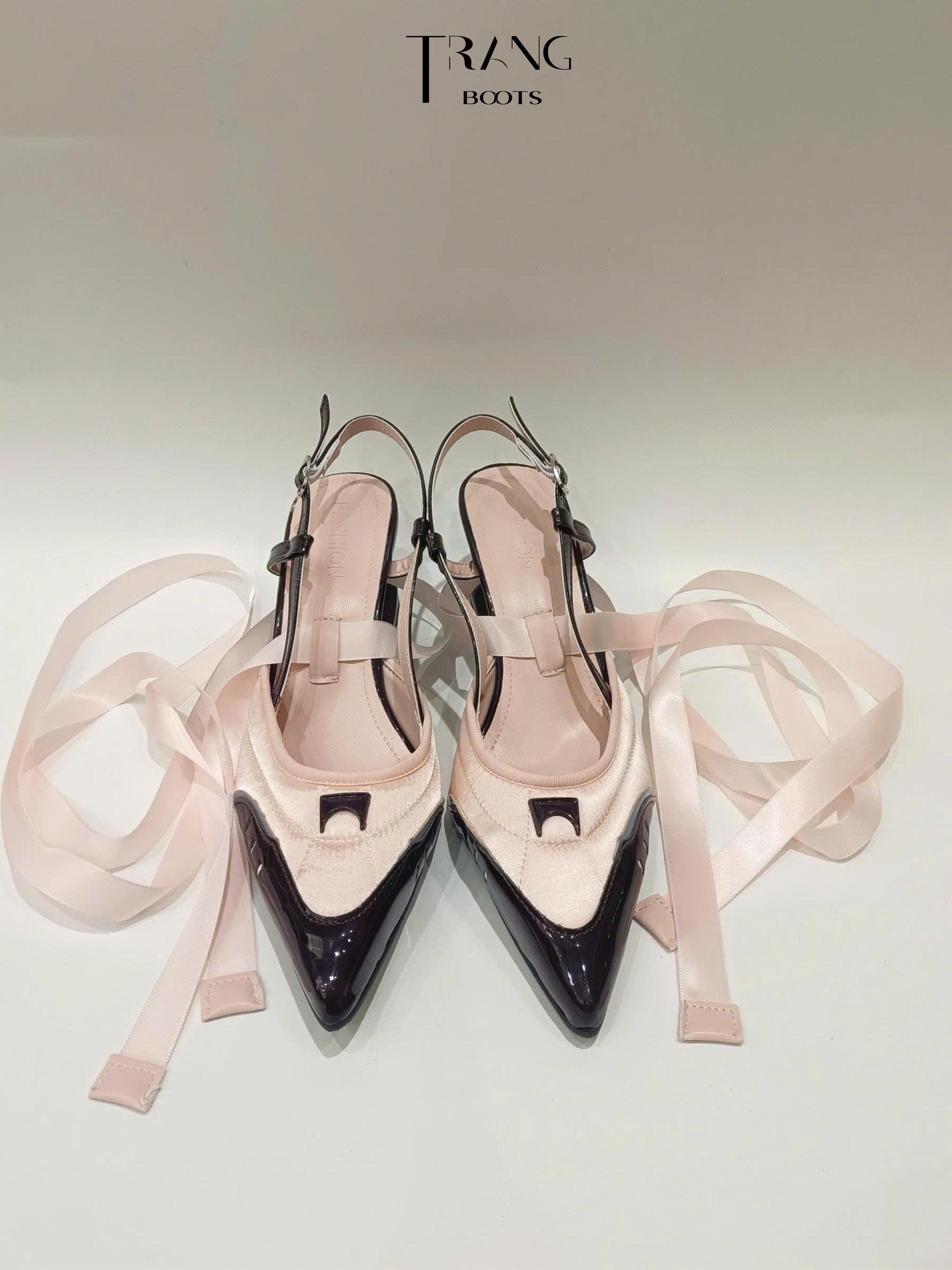 SCARLET TRACK - Élan Racing Muse CAO GÓT MŨI NHỌN QUAI CHÉO PHONG CÁCH BALLET FAIRY