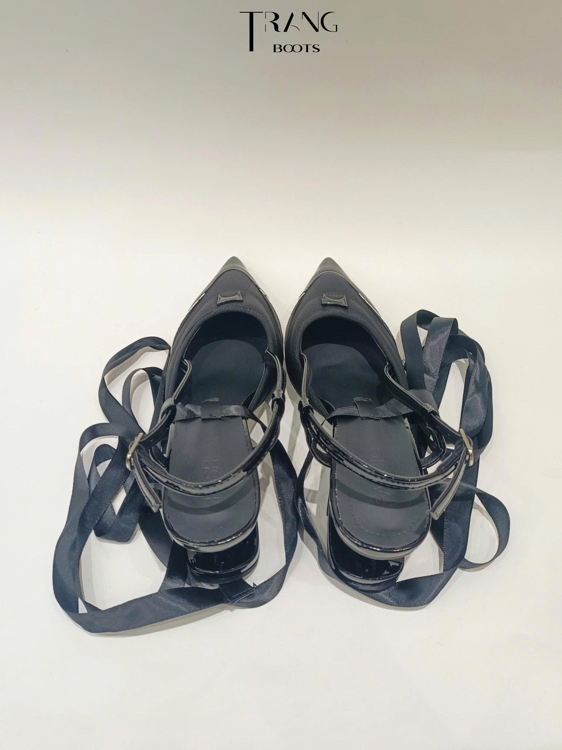 SCARLET TRACK - Élan Racing Muse CAO GÓT MŨI NHỌN QUAI CHÉO PHONG CÁCH BALLET FAIRY