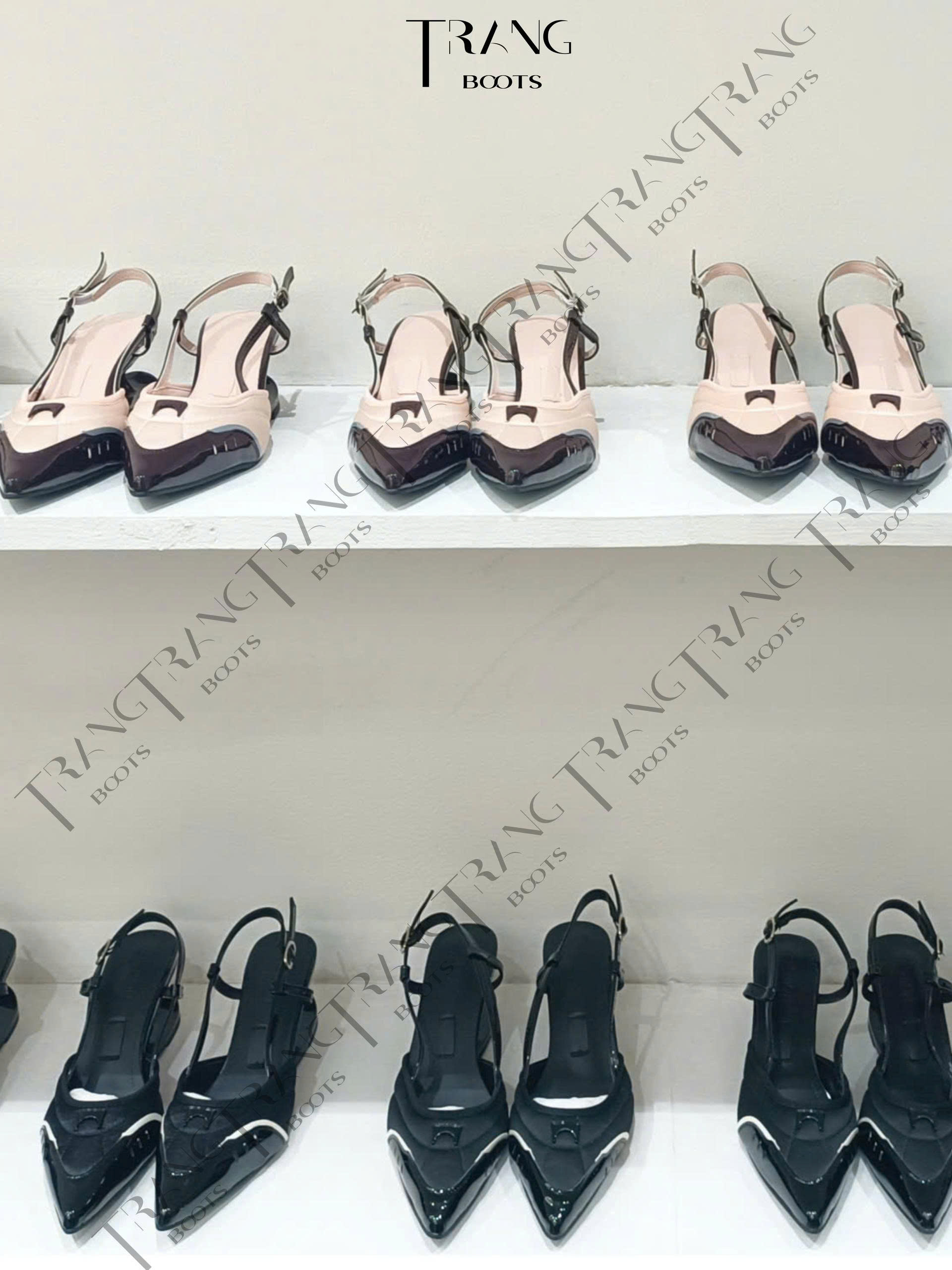 SCARLET TRACK - Élan Racing Muse CAO GÓT MŨI NHỌN QUAI CHÉO PHONG CÁCH BALLET FAIRY