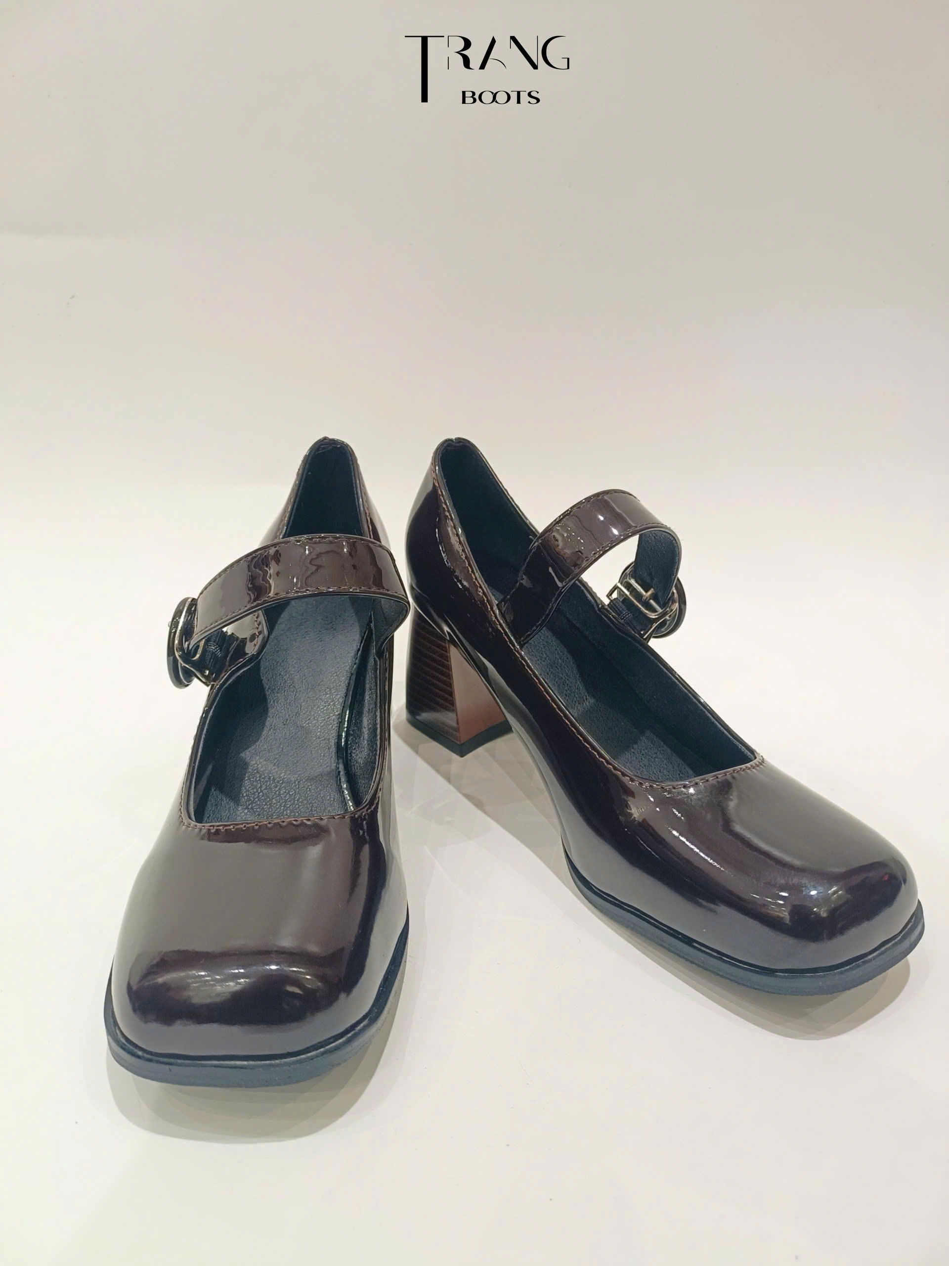 MARY JANE- LADY ÉLAN GIÀY CAO GÓT MARY JANE MŨI VUÔNG 6CM