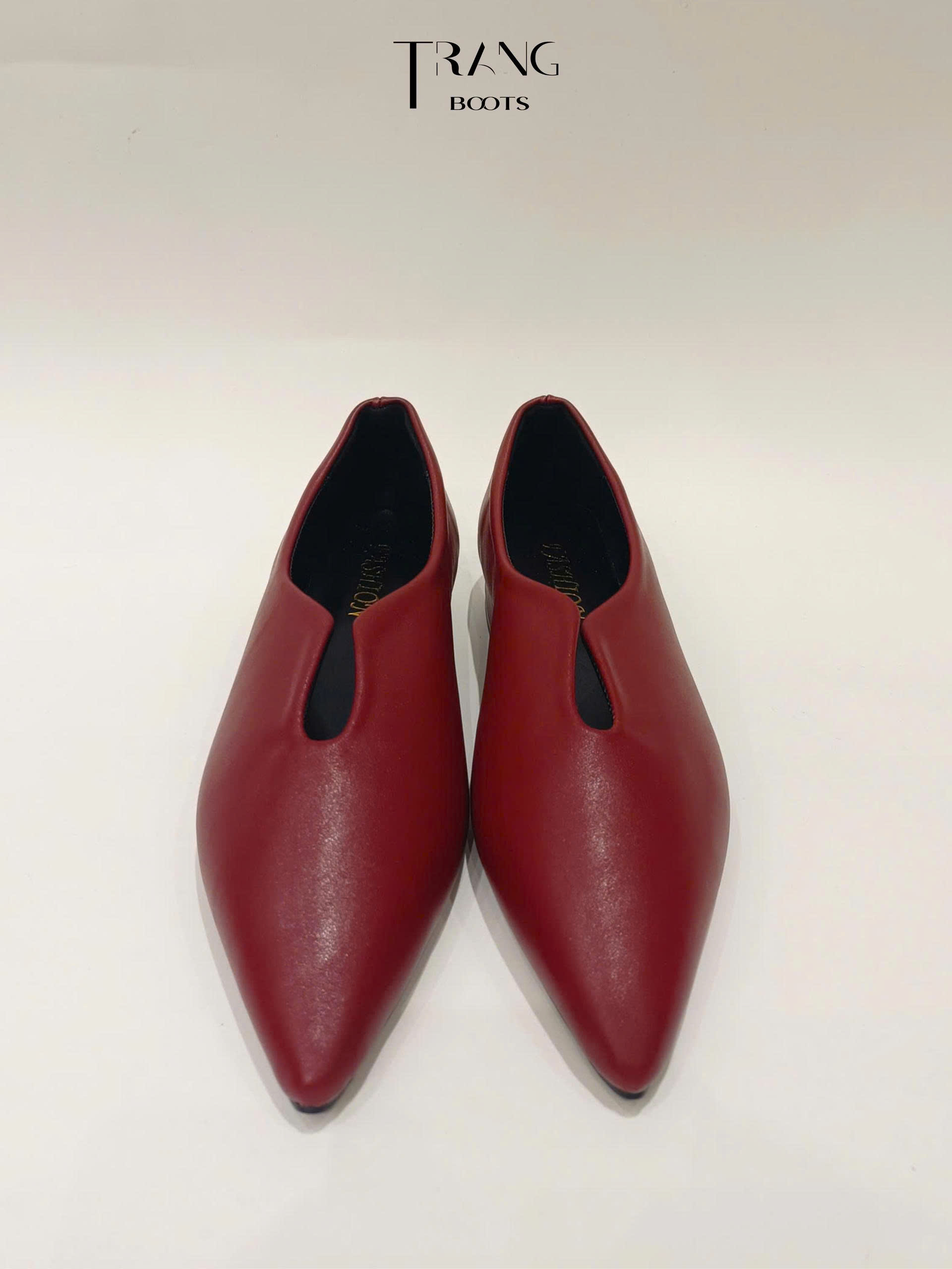 ROYAL- LADY ÉLAN Giày mũi nhọn retro kiểu Pháp